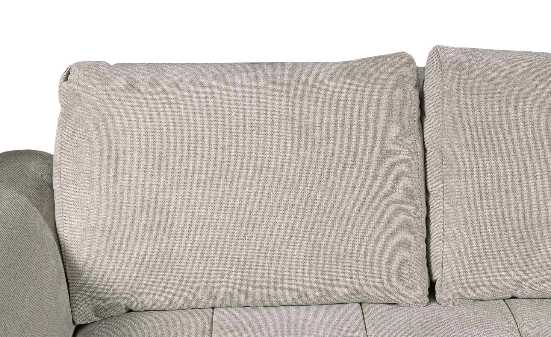 Basel ugaona garnitura sa ležajem 277x190x95 cm bež desna