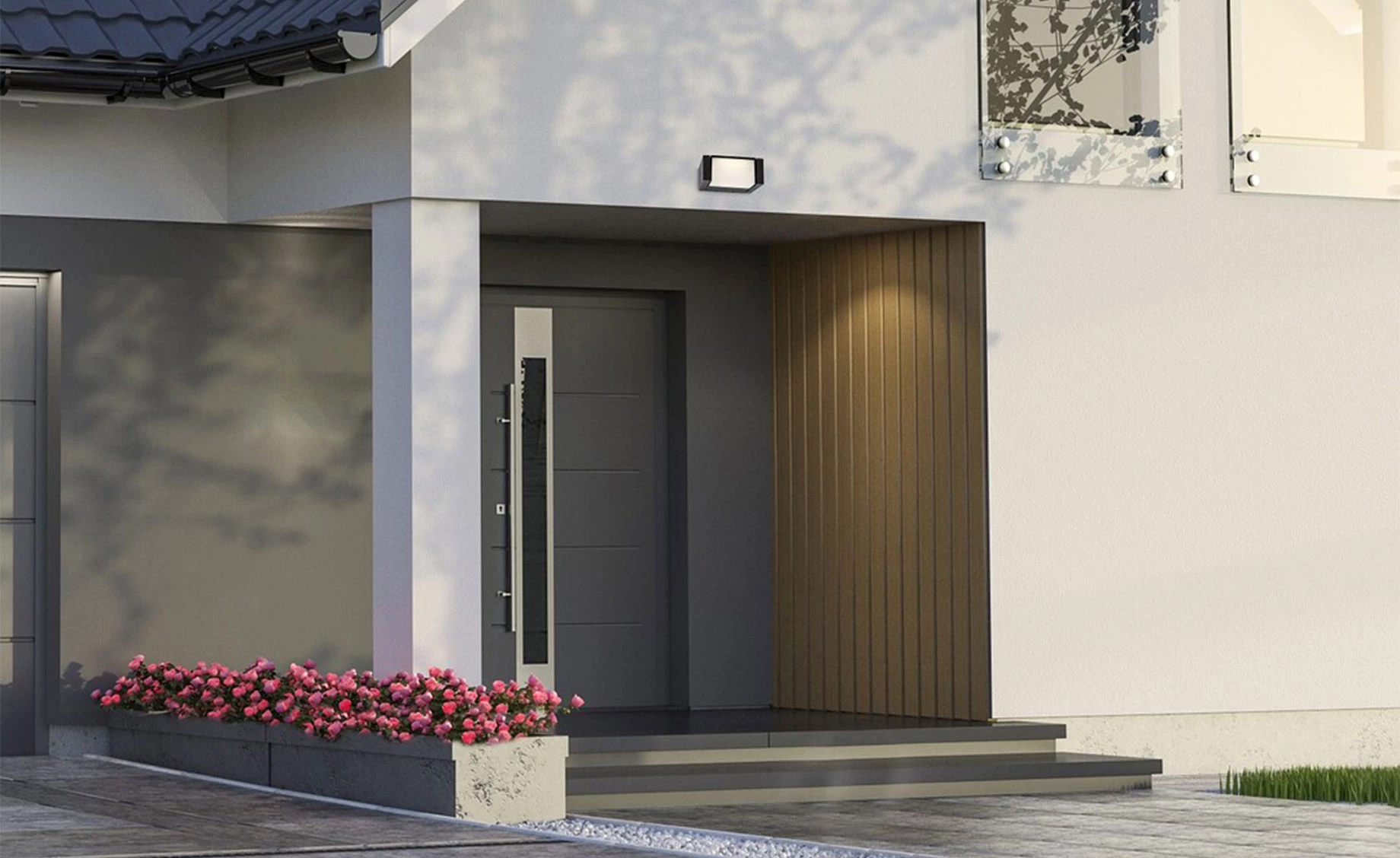 Spoljna zidna lampa Cubbington 13cm LED