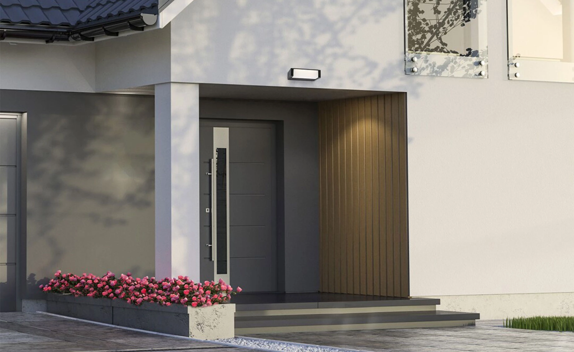 Spoljna zidna lampa Cubbington 23cm LED