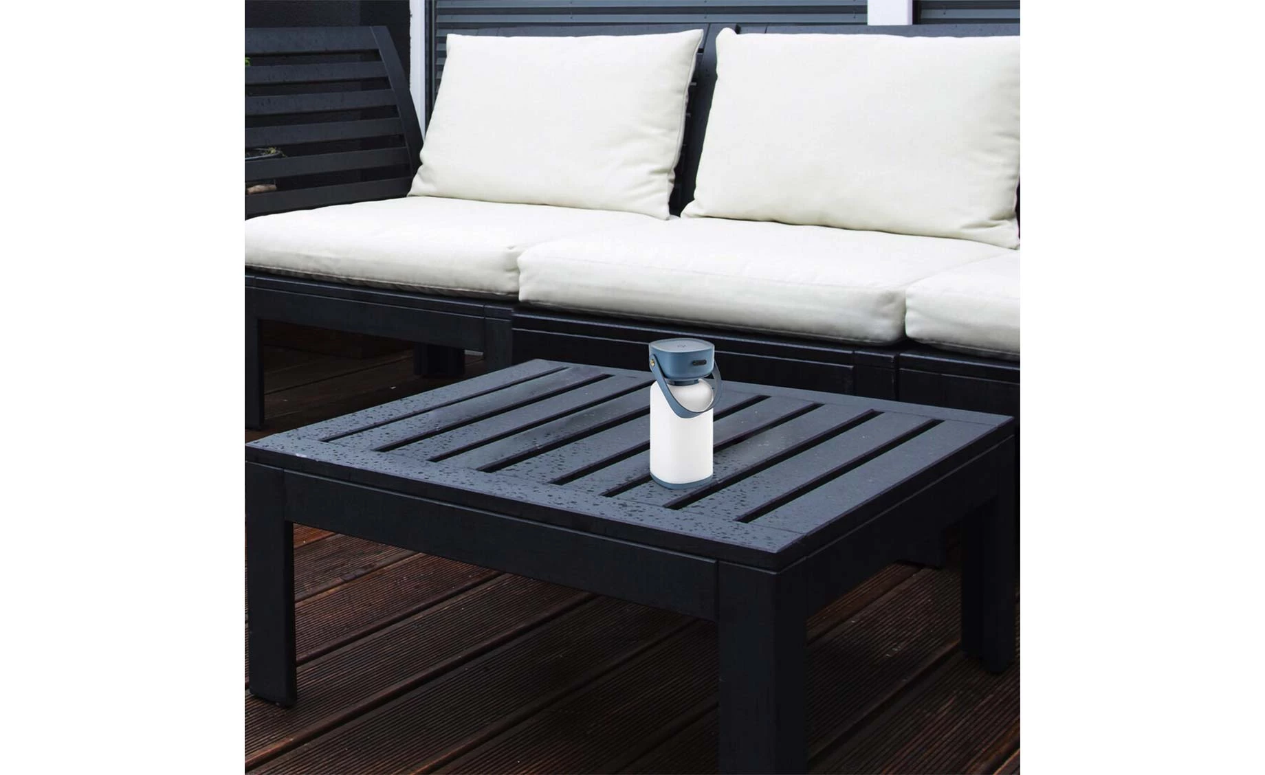 Spoljna stona lampa Funes LED plava