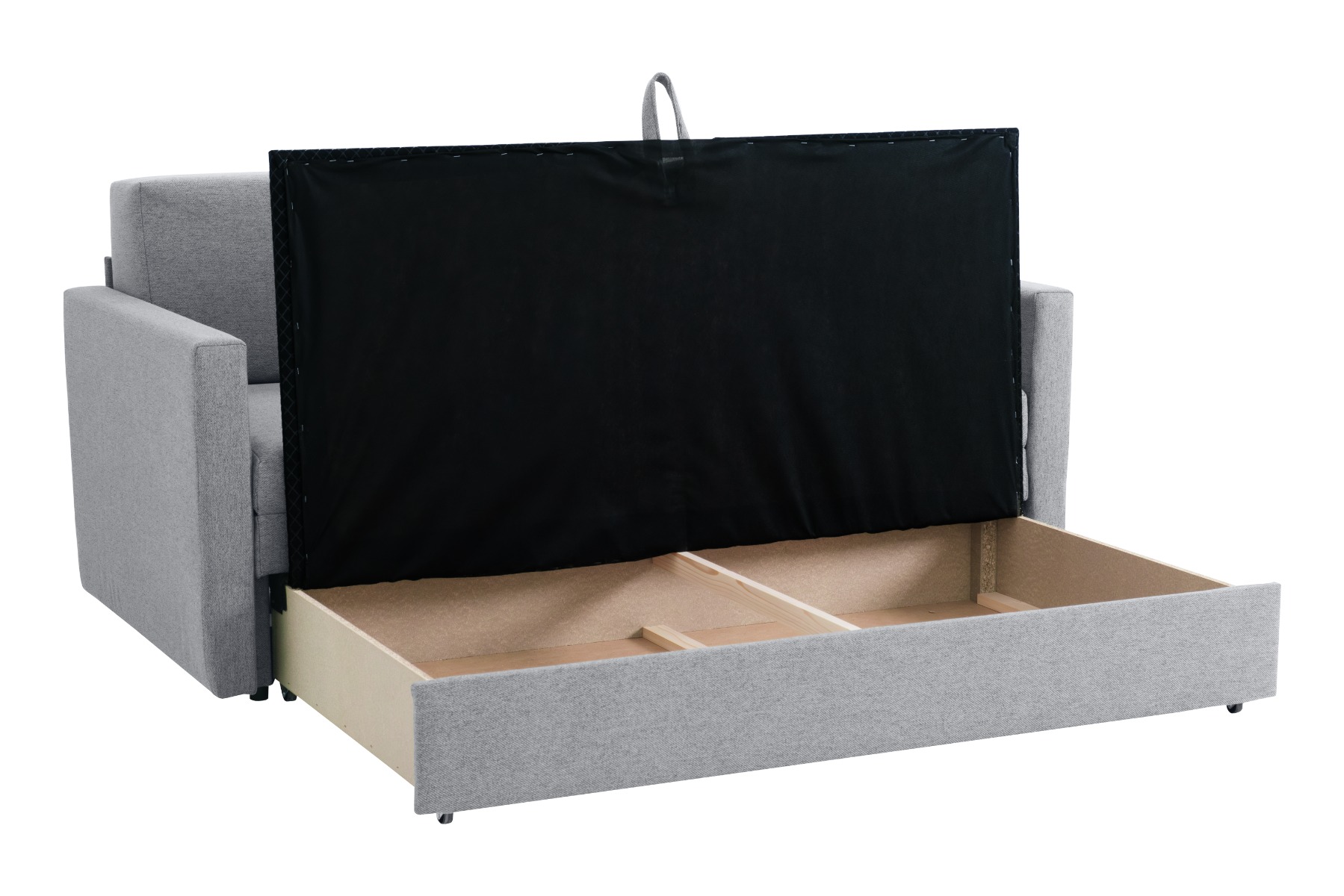 Rainbow plus trosed sa ležajem 180x97x88 cm siva