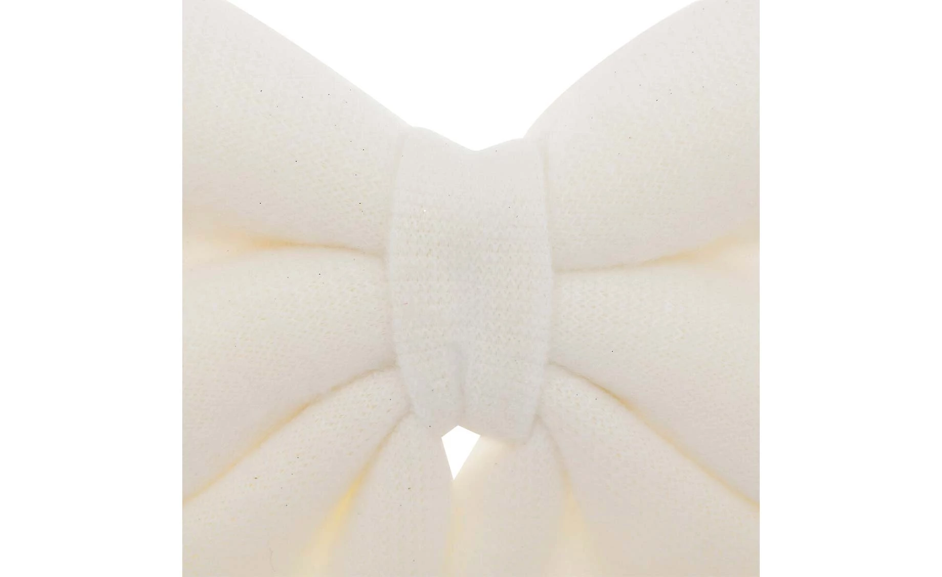 Dekorativna mašna 40x43 cm white wool