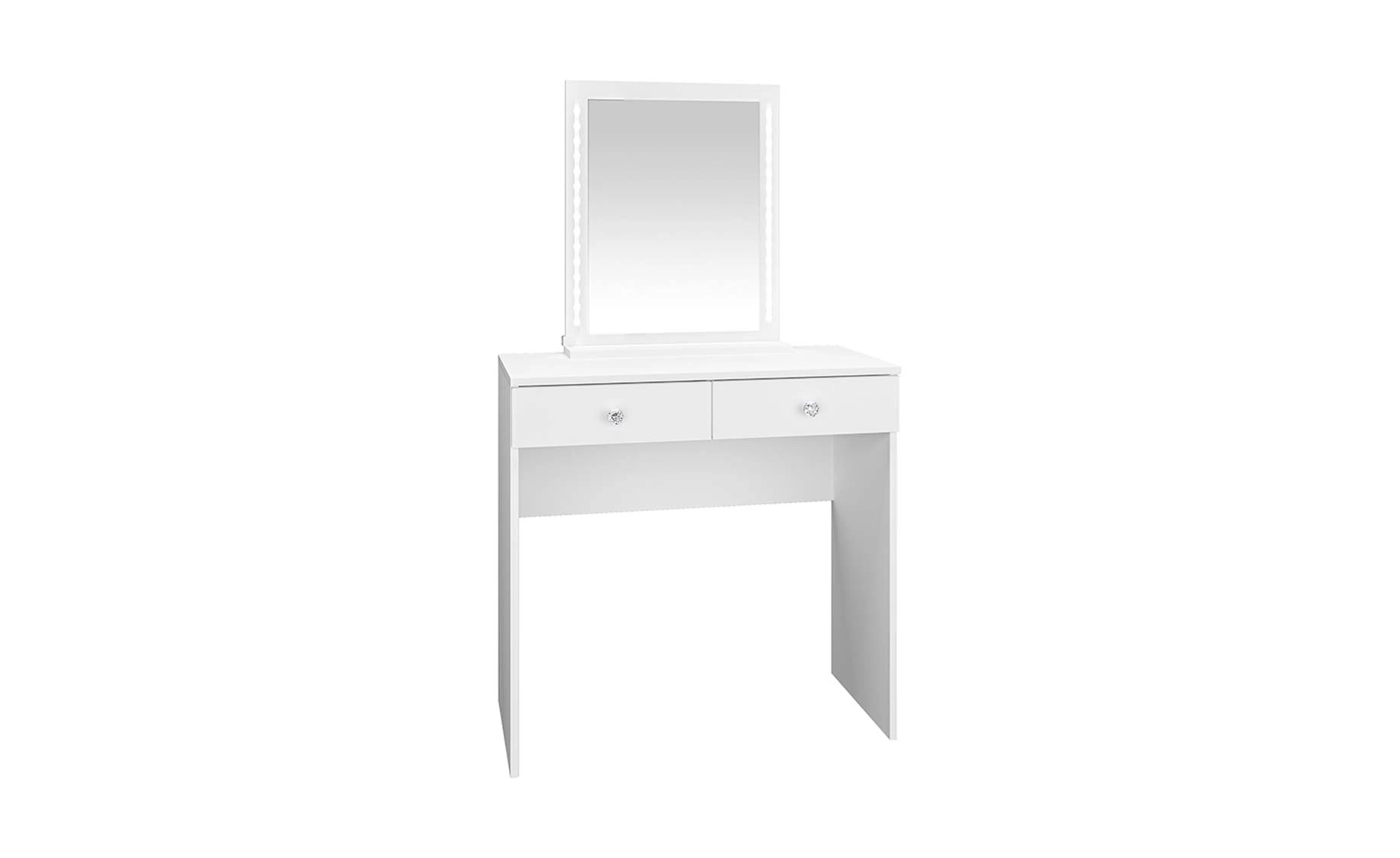 Bijou toaletni sto sa ogledalom 80x40x140 cm bela