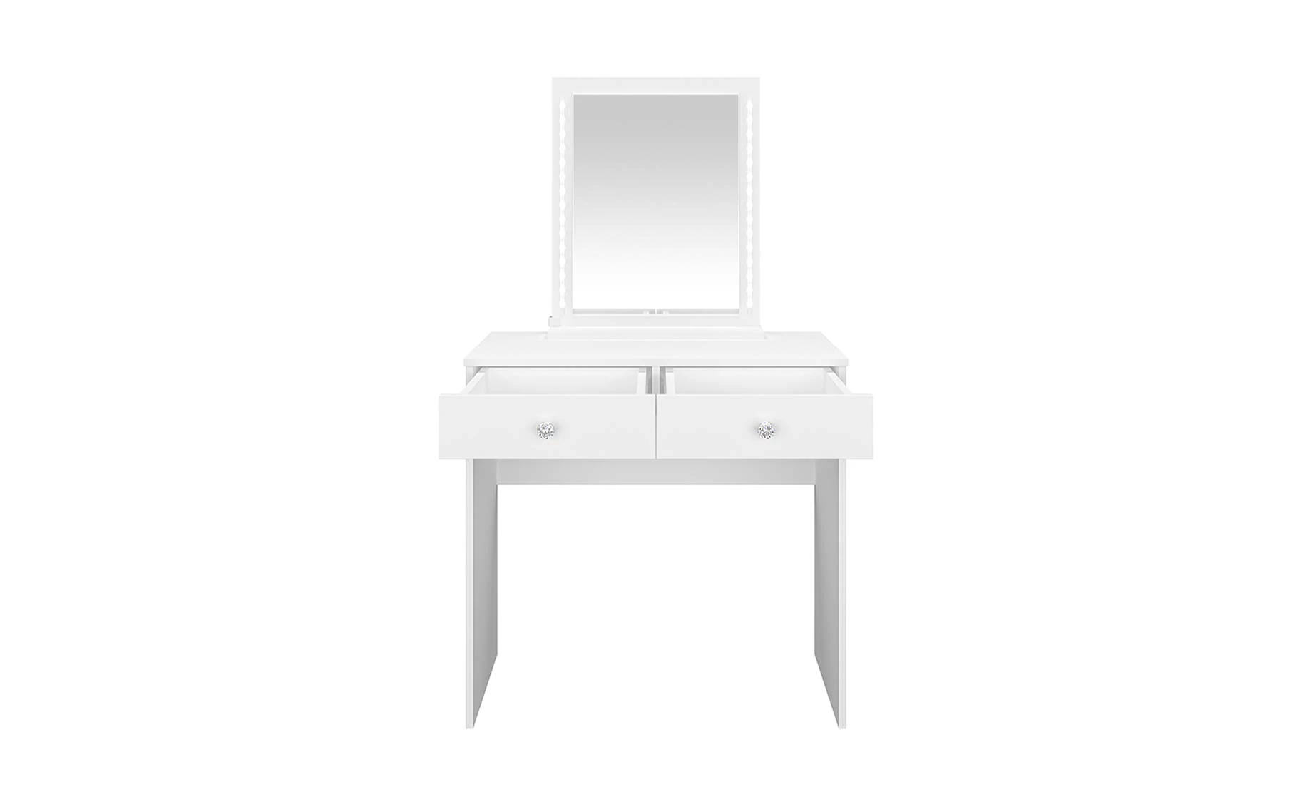 Bijou toaletni sto sa ogledalom 80x40x140 cm bela