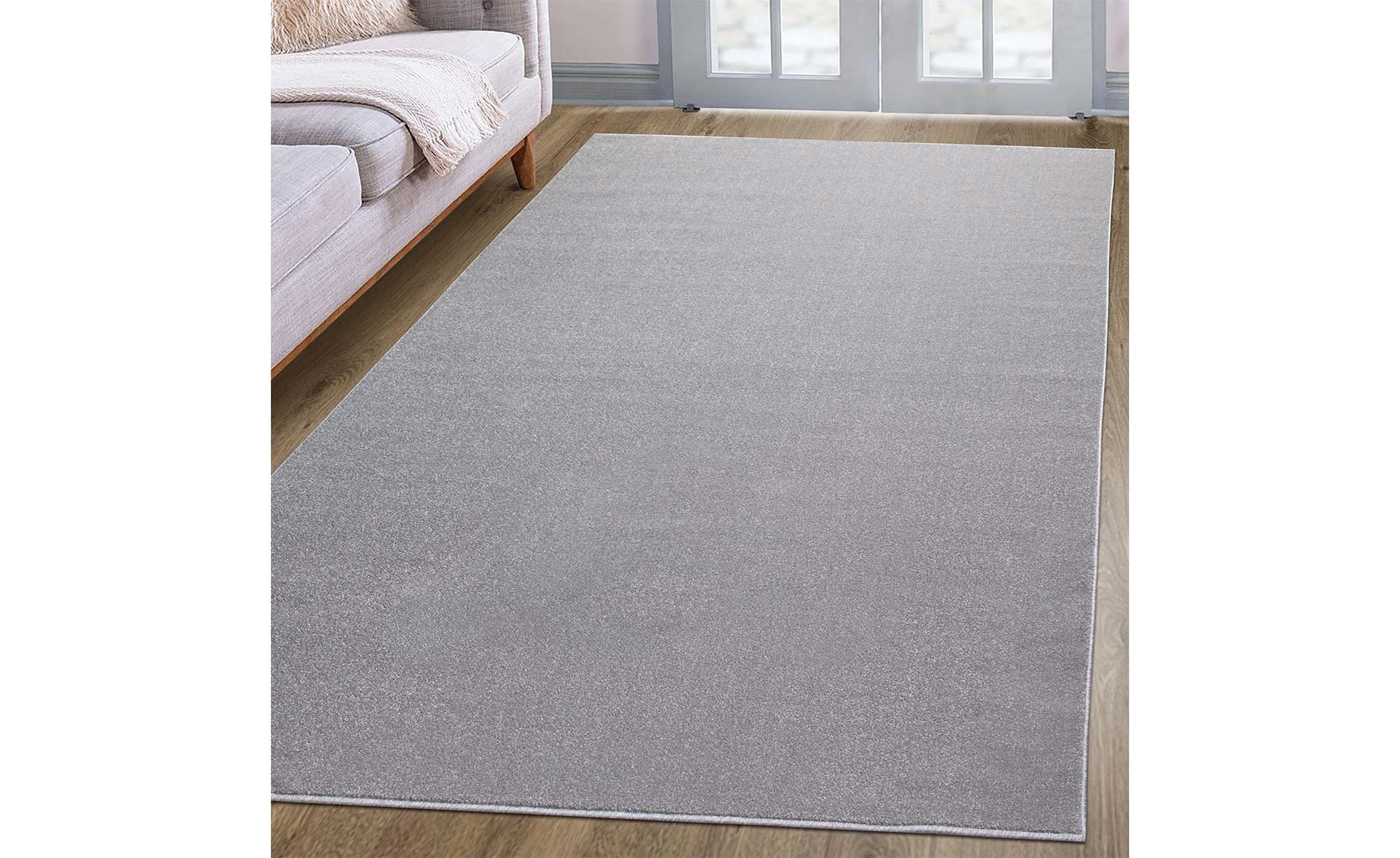 Tepih beenom basic 80x200cm sv. sivi