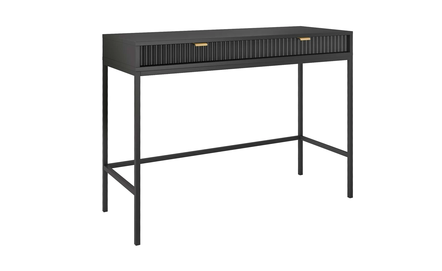 Nova toaletni sto 2 fioke 104x50x77 cm crna