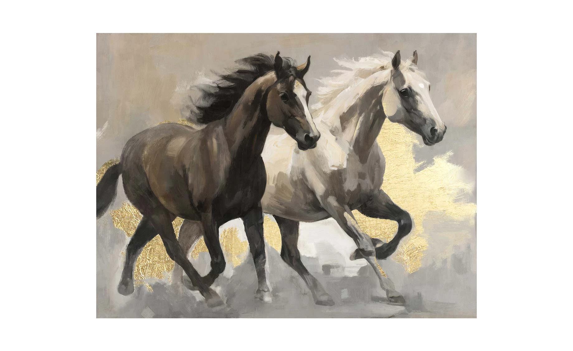 Slika s okvirom Horses  80x100cm
