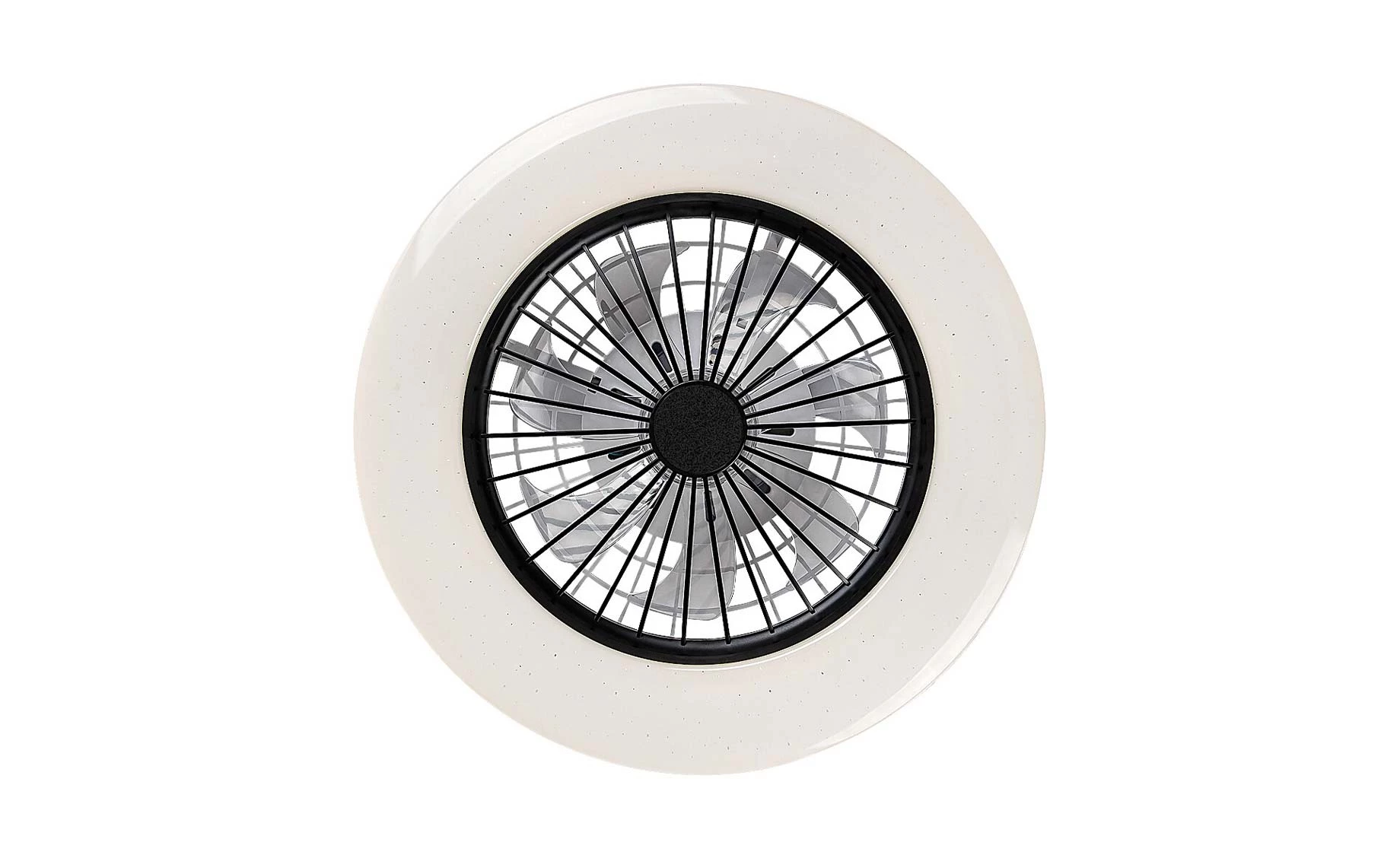 Stropni ventilator Dalfon LED crni