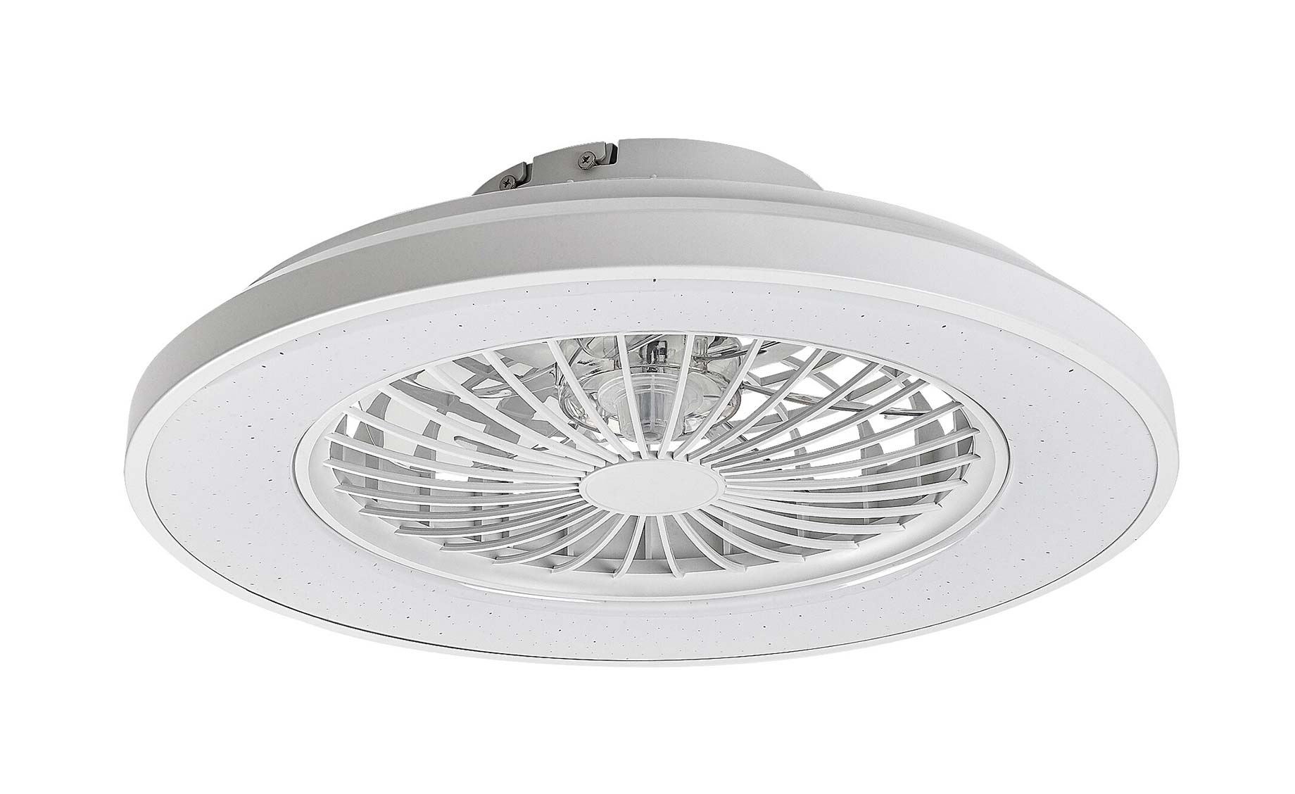 Stropni ventilator Dalfon LED srebrni