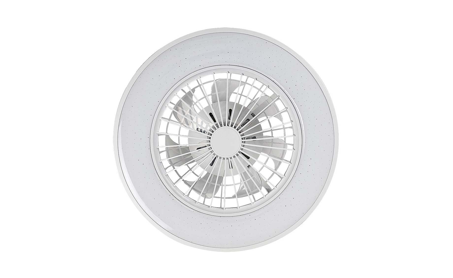 Stropni ventilator Dalfon LED srebrni