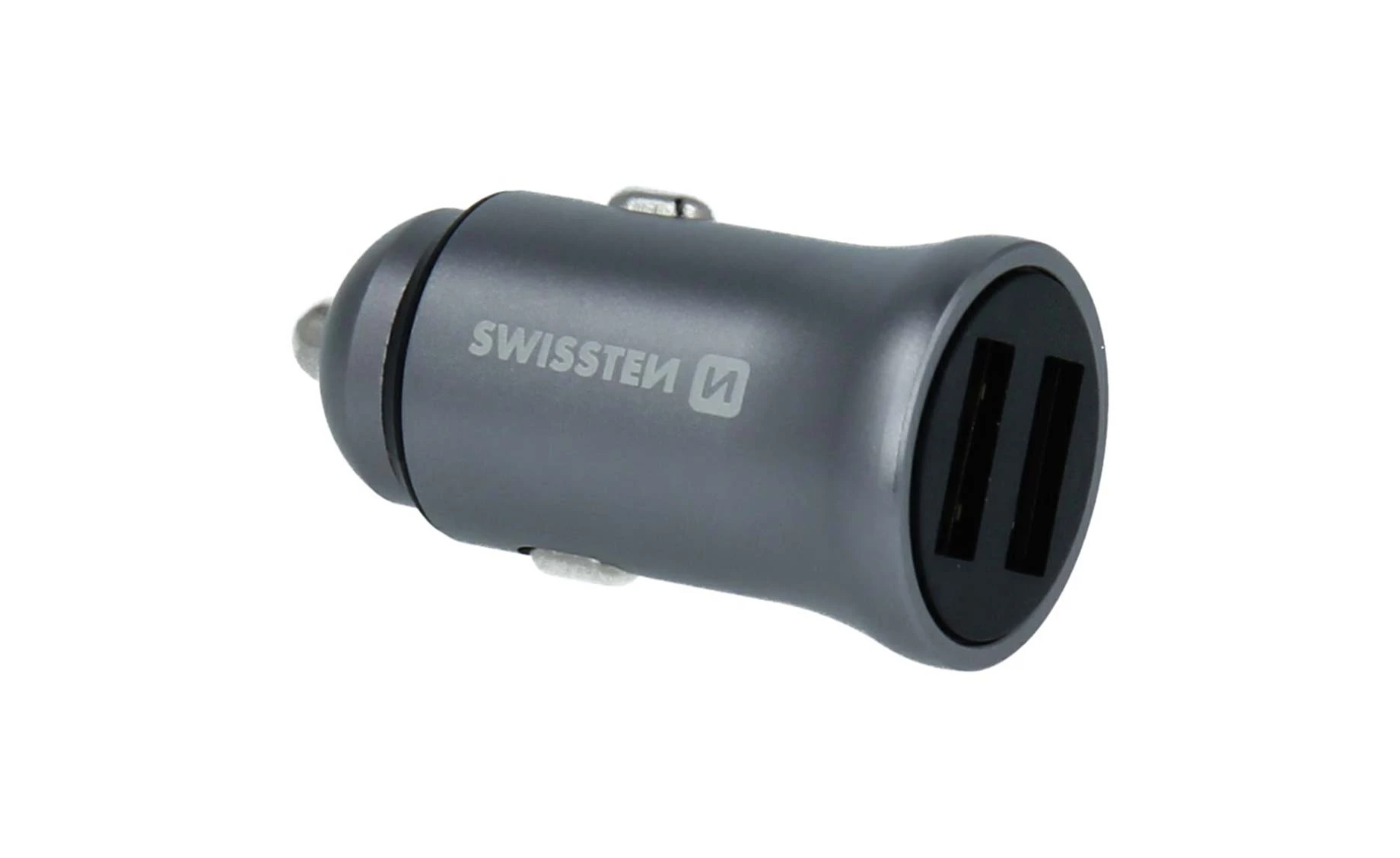 Swissten SWT 20115100 punjač za auto , 4.8A , srebrni