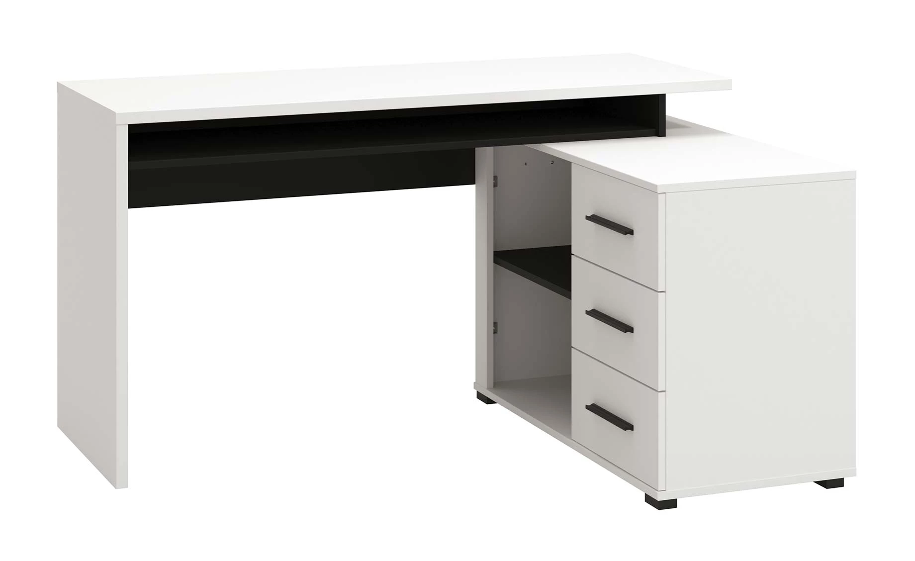 Arhimed radni stol 3L 137,5x101,5x75 cm bijeli