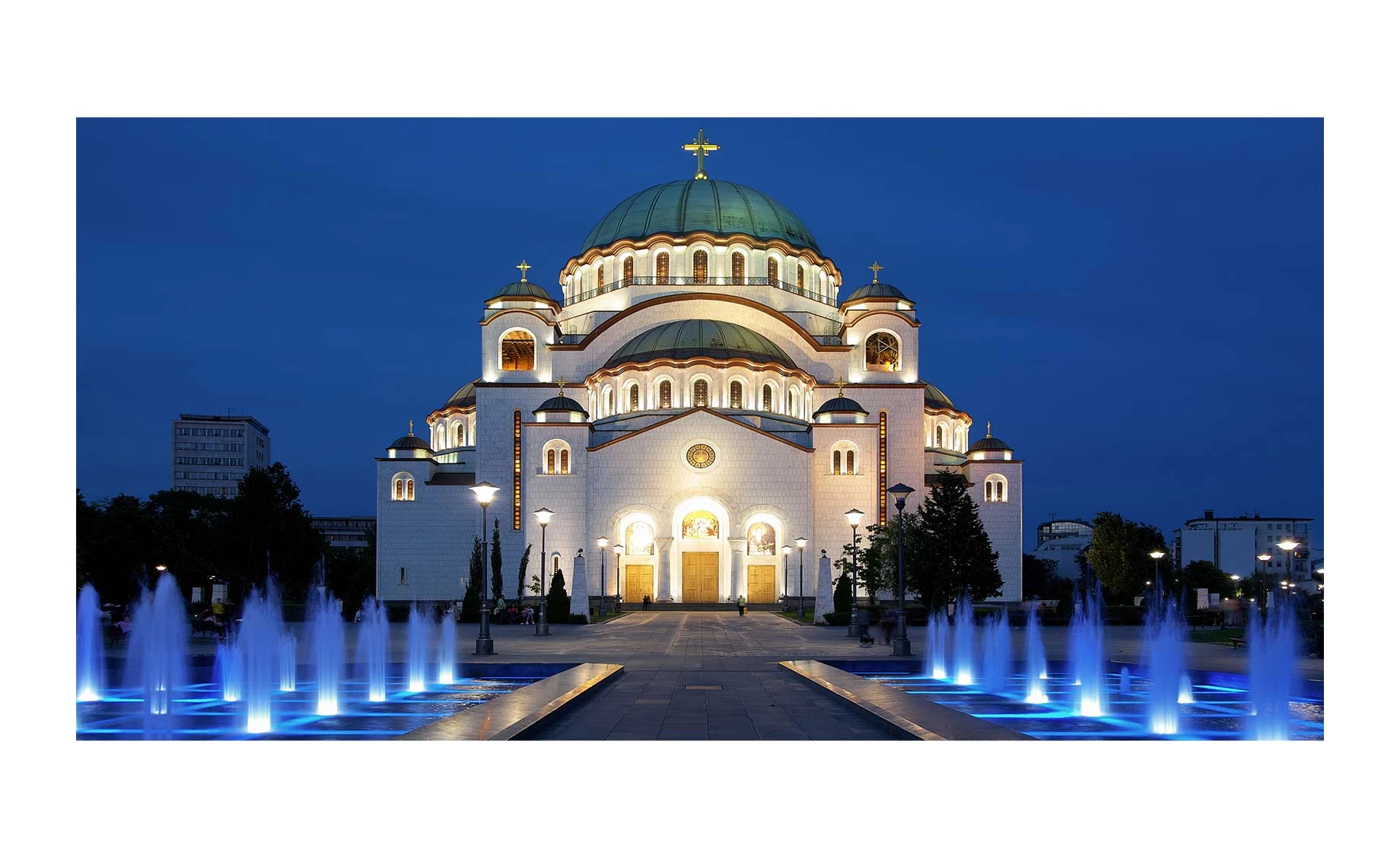 Slika Saint Sava 62x122 cm