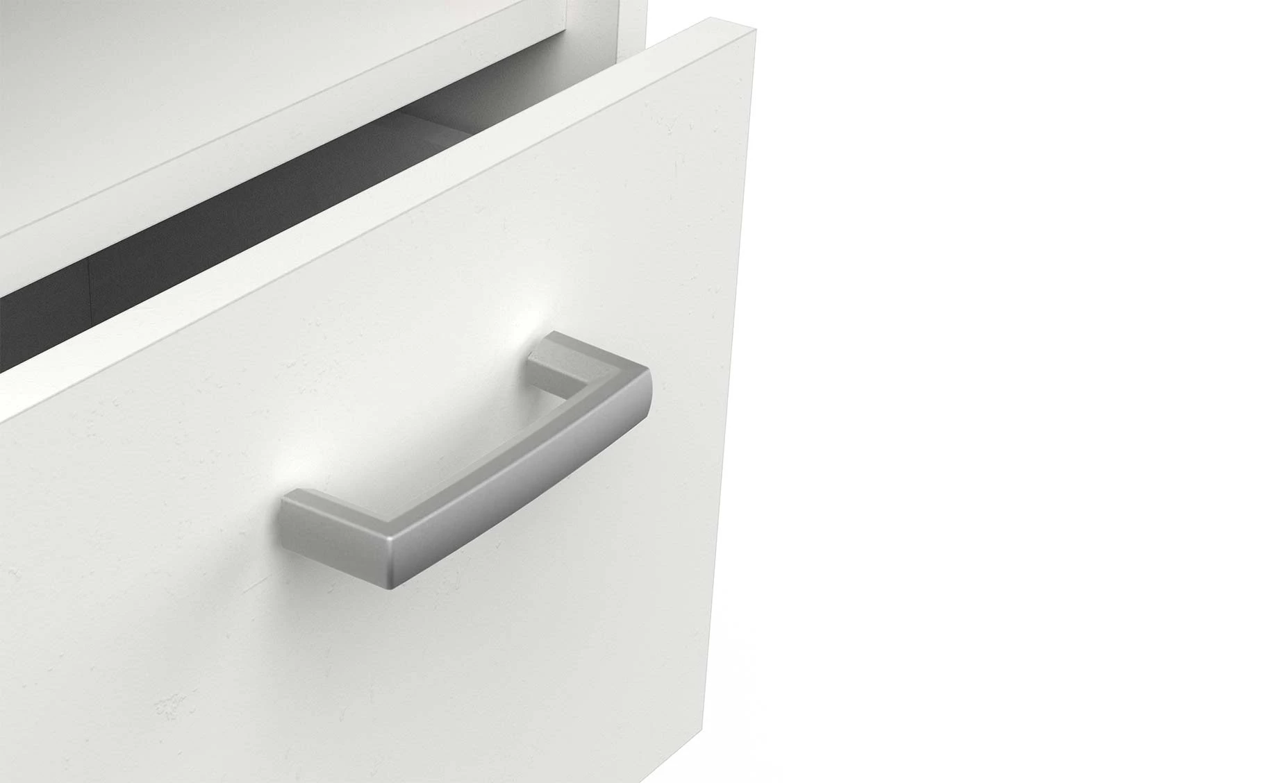  Coralie visoki ormar 2 vrata + 1 fioka 34x33x185 cm beli