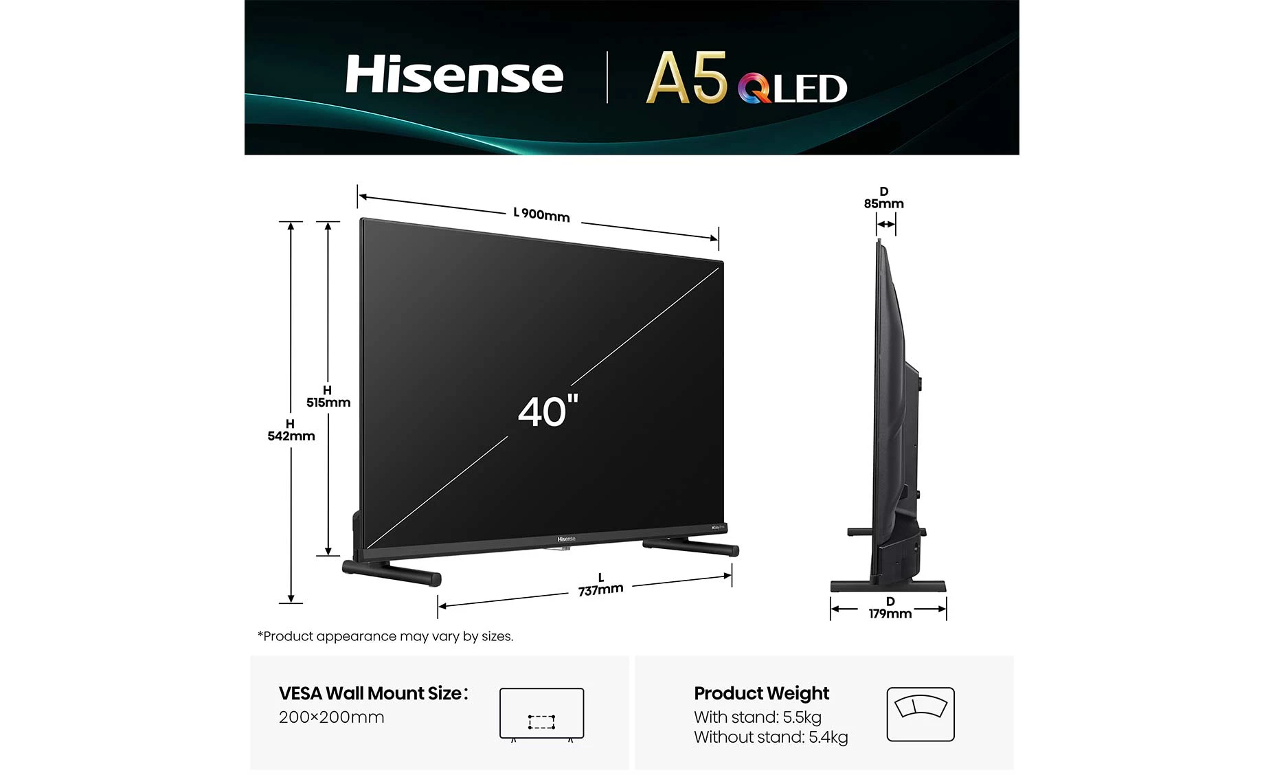 Hisense 40A5Q televizor