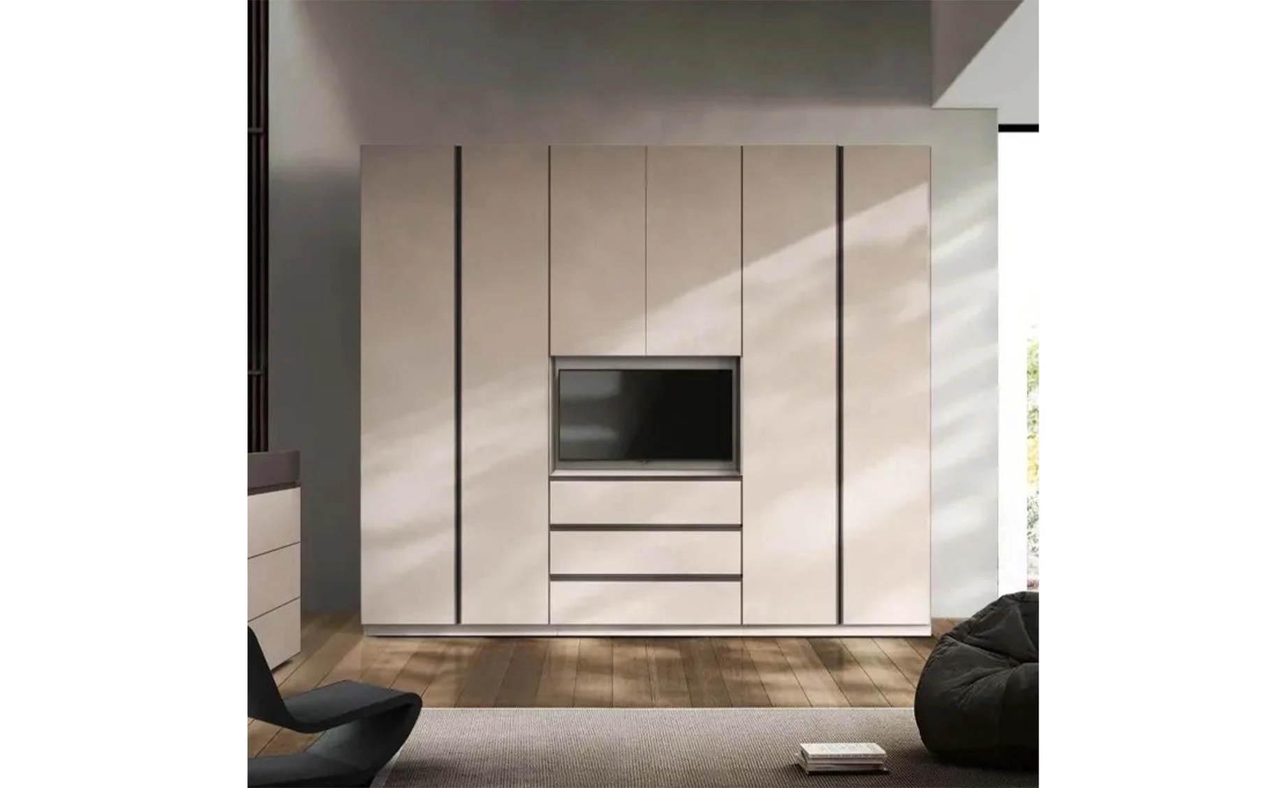 Brema otklopni ormar 90X55X240 kašmir/antracit