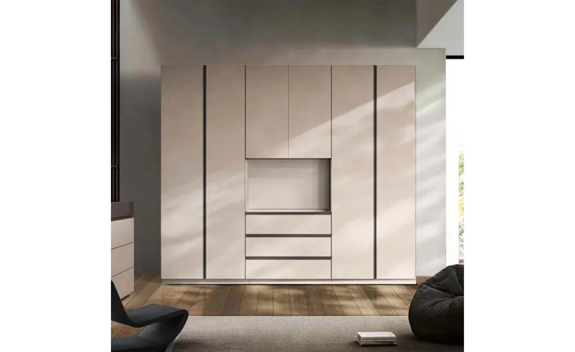 Brema otklopni ormar 90X55X240 kašmir/antracit