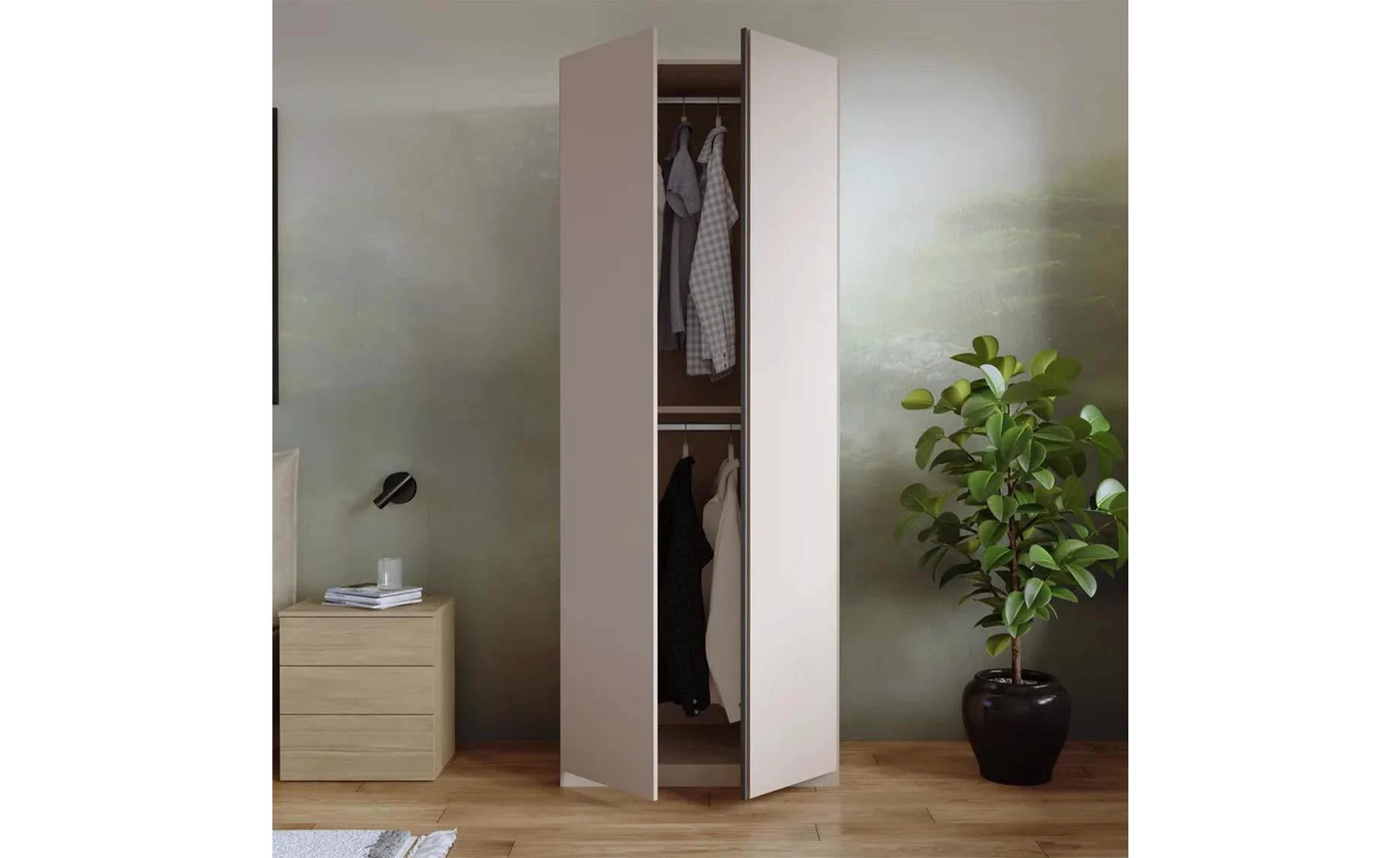 Brema otklopni ormar 92x55x240 cm kašmir/antracit