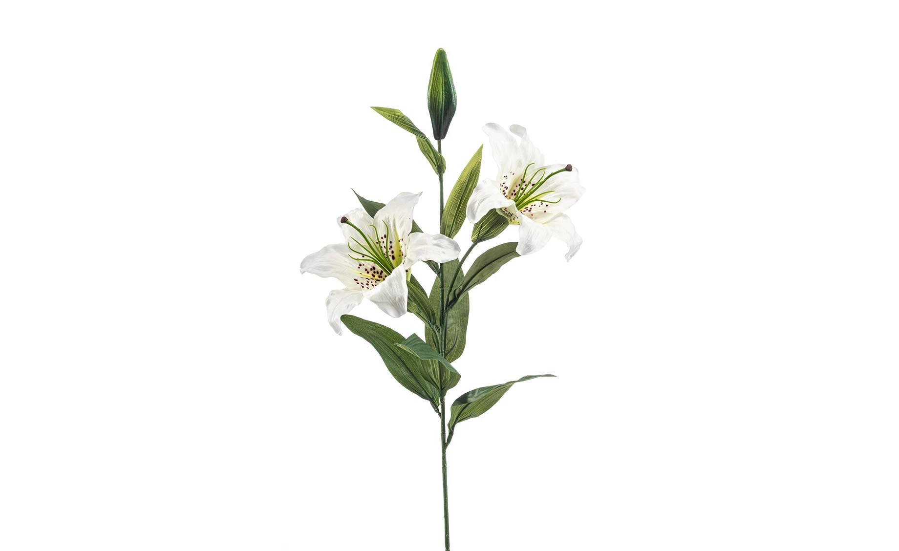 Veštačka biljka lily 85cm bela