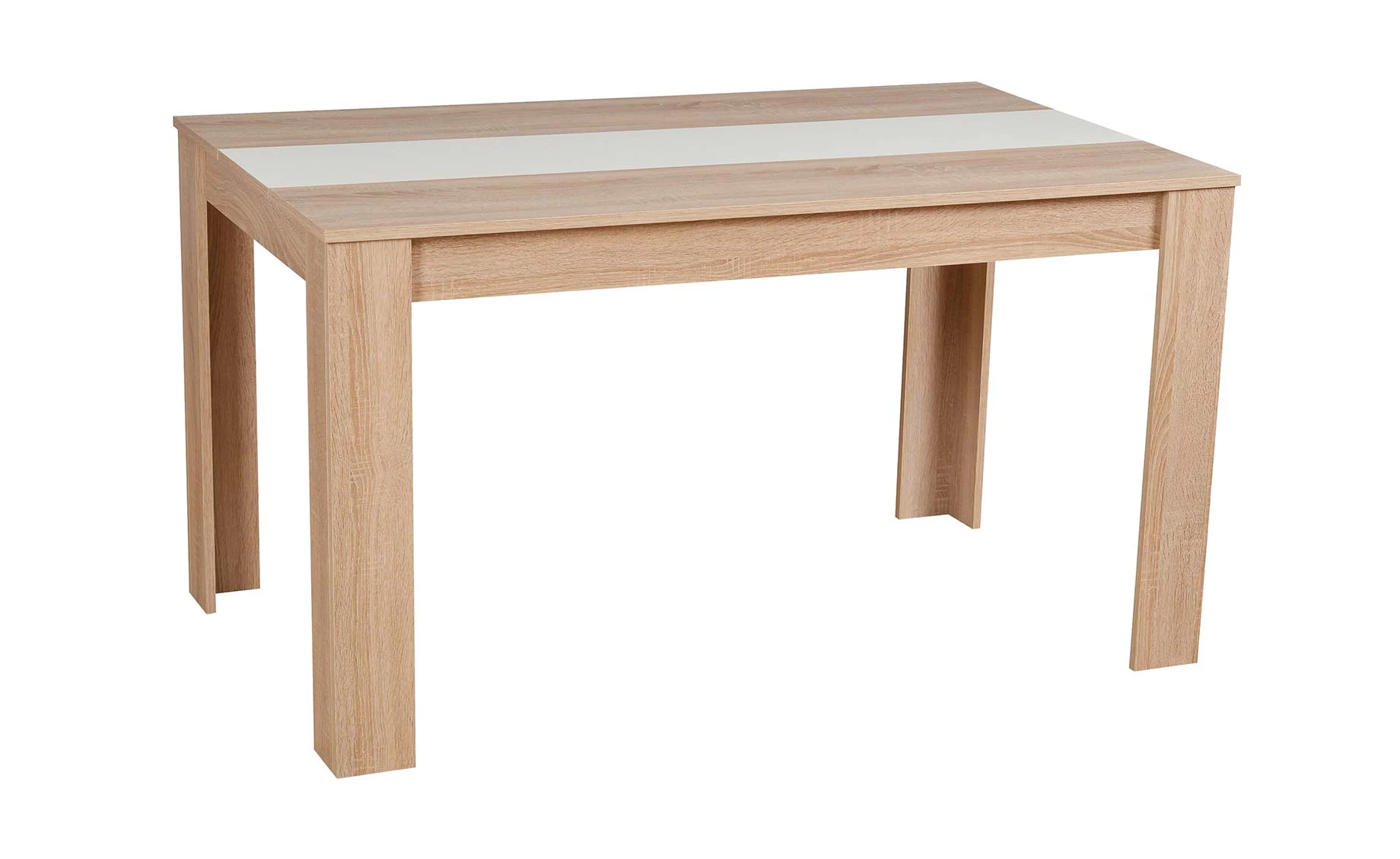 Domus stol 135x80x75cm natur/bijeli