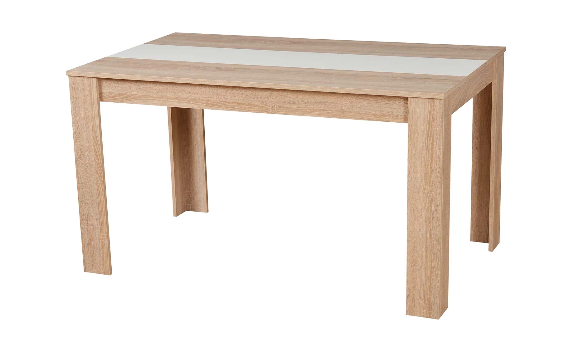 Domus stol 135x80x75cm natur/bijeli