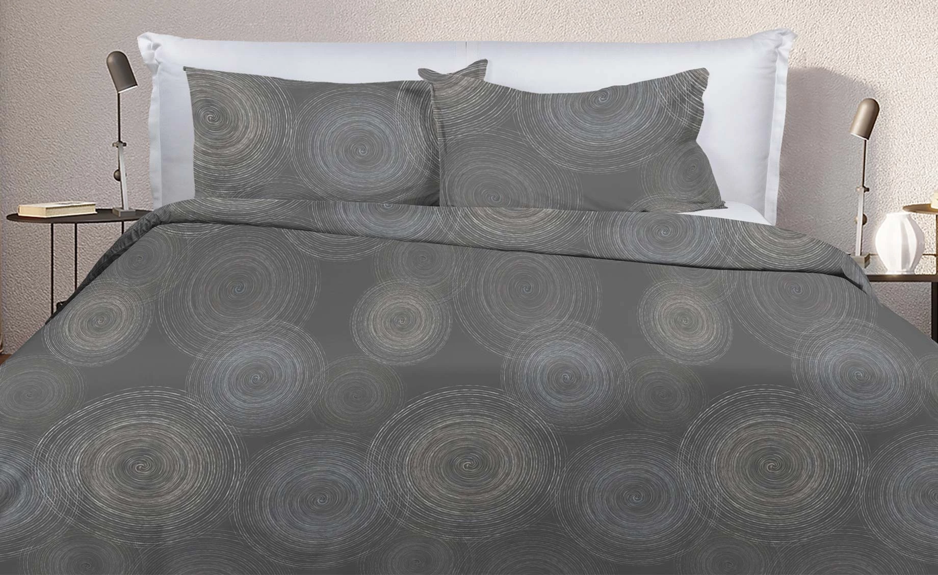 Posteljina Cortiona 240x220cm siva