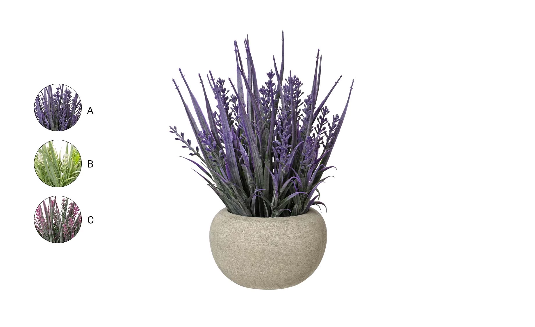 Veštačka biljka u saksiji Lavender 10x20cm