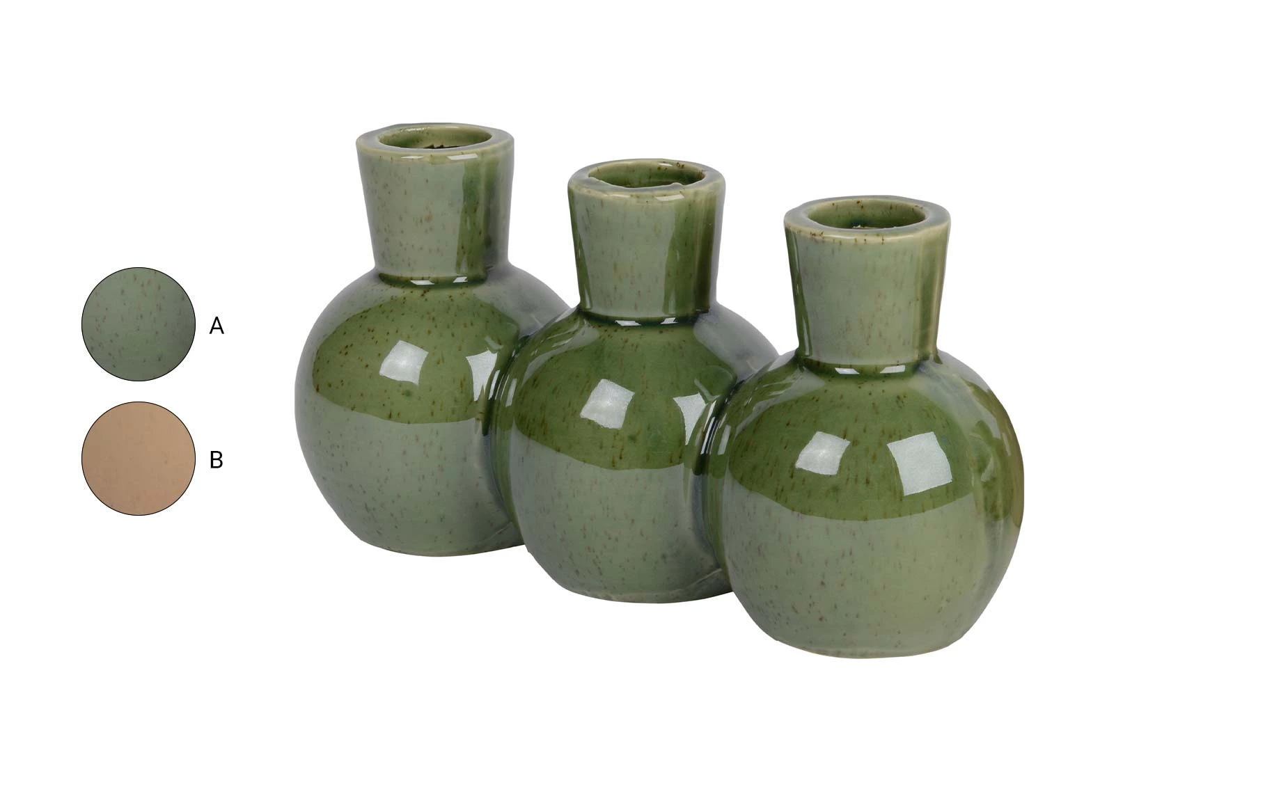 Vaza Caliopi 21x10,5cm sort 2