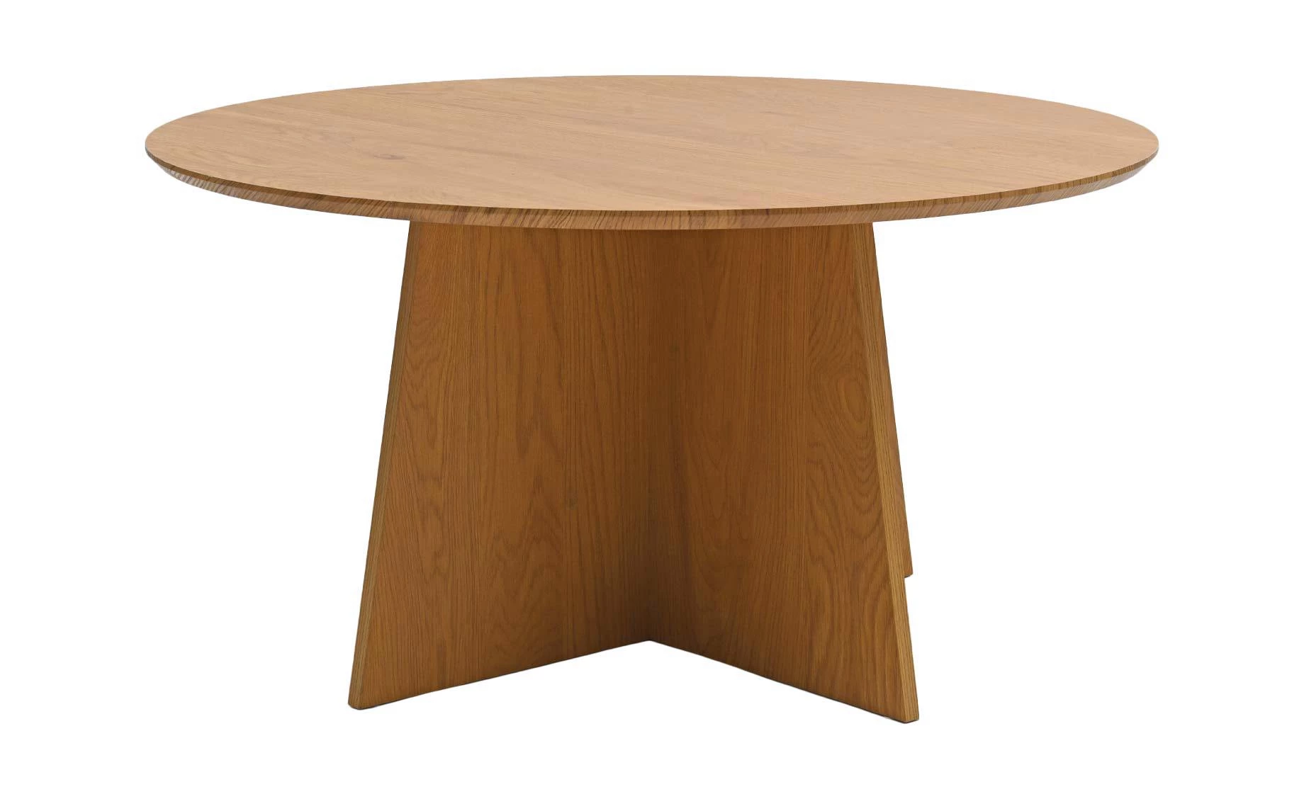 Kamal klub sto D80x42 cm svetli hrast