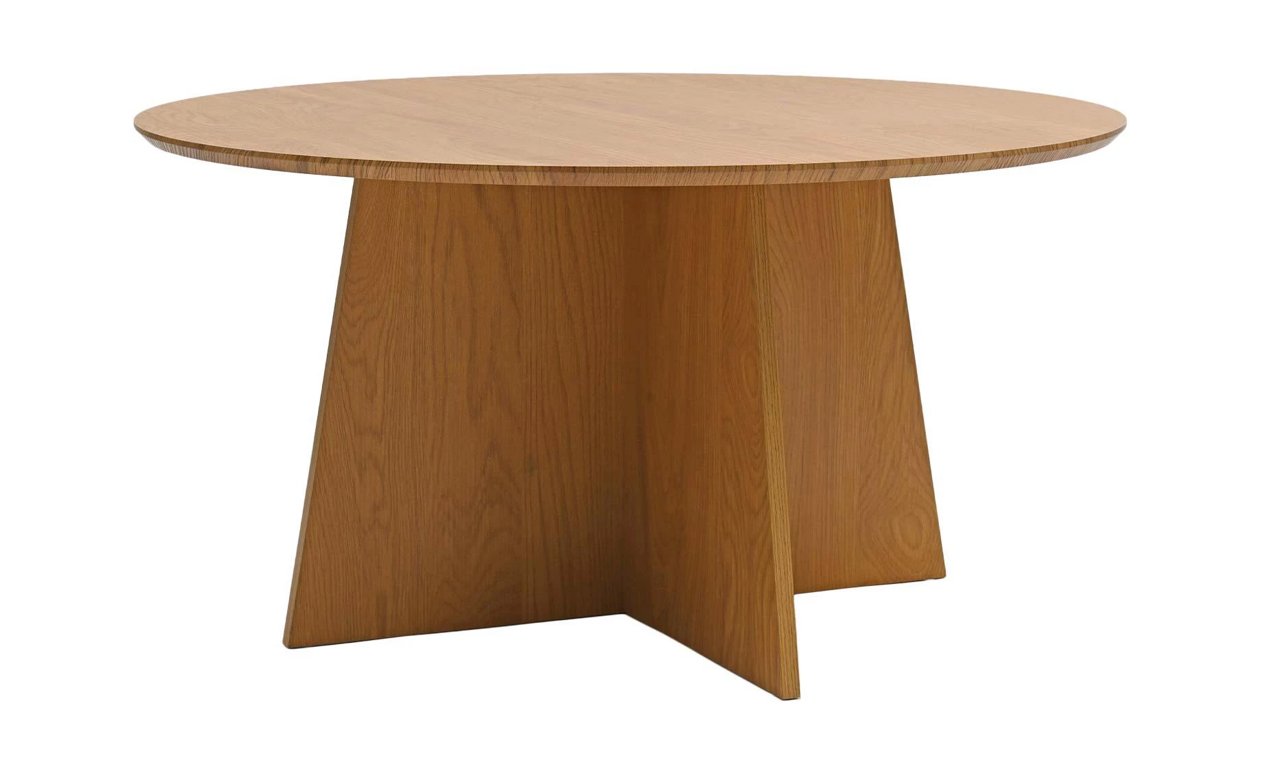 Kamal klub sto D80x42 cm svetli hrast
