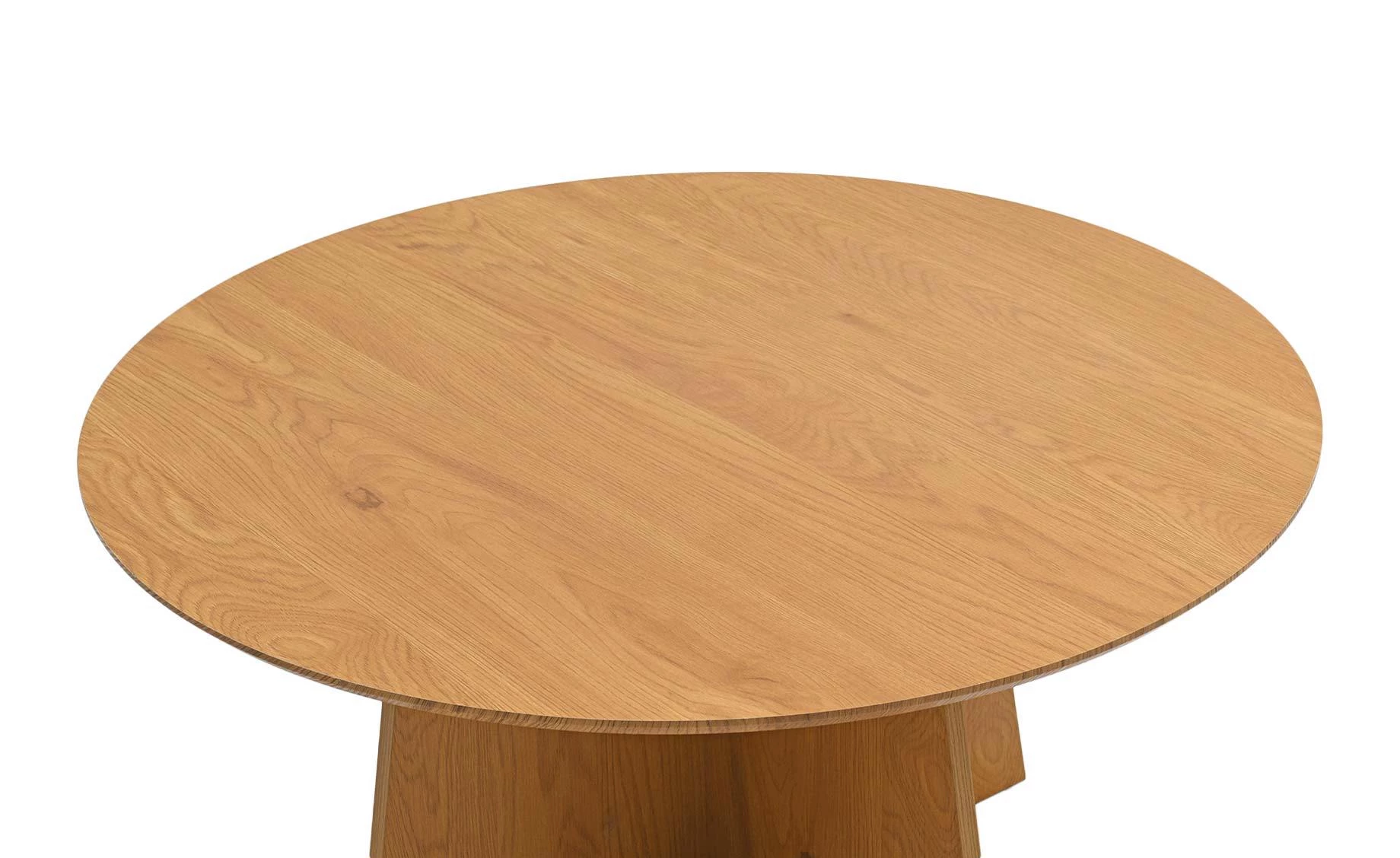 Kamal klub sto D80x42 cm svetli hrast