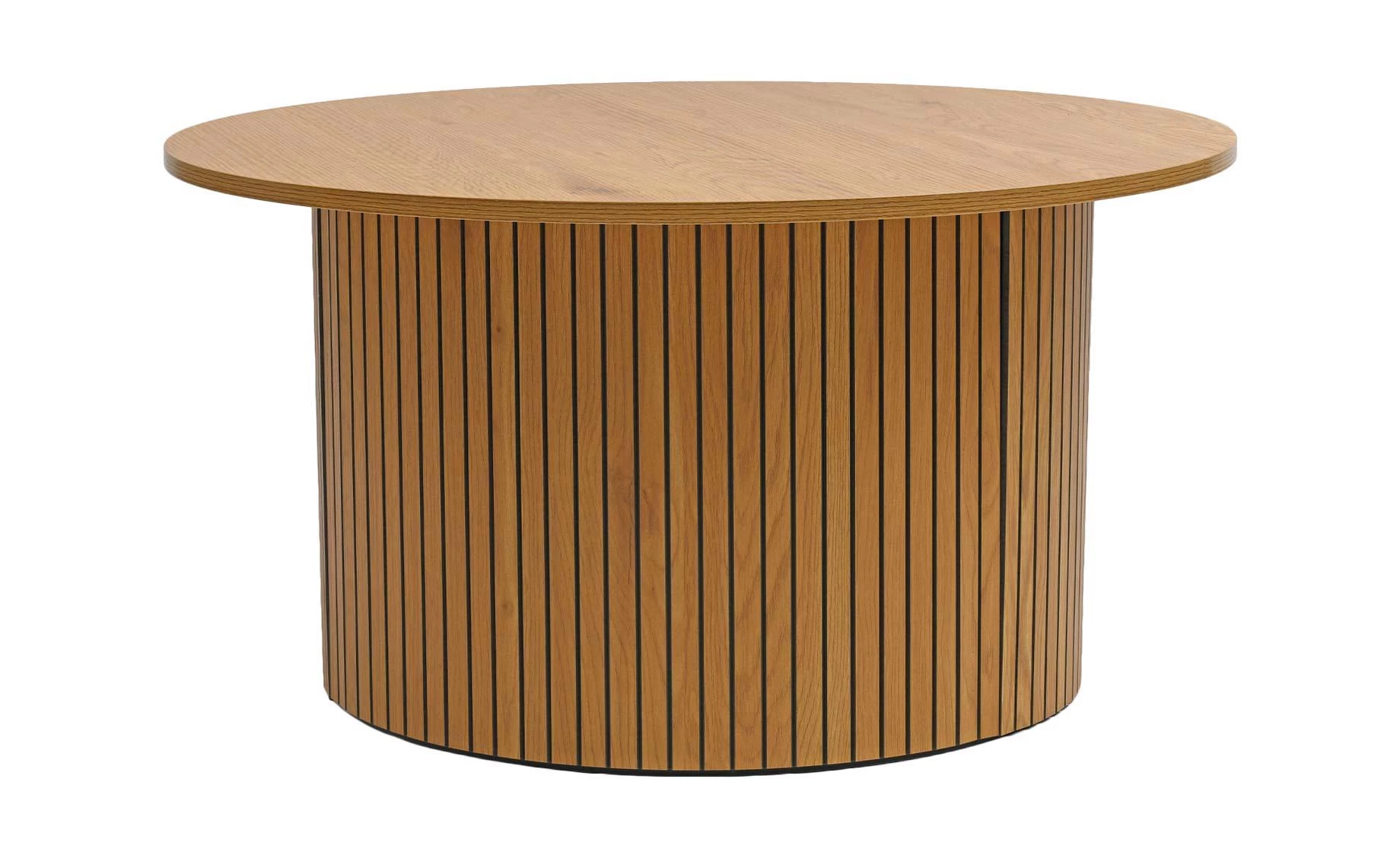 Kaipo klub sto D80x42 cm svetli hrast