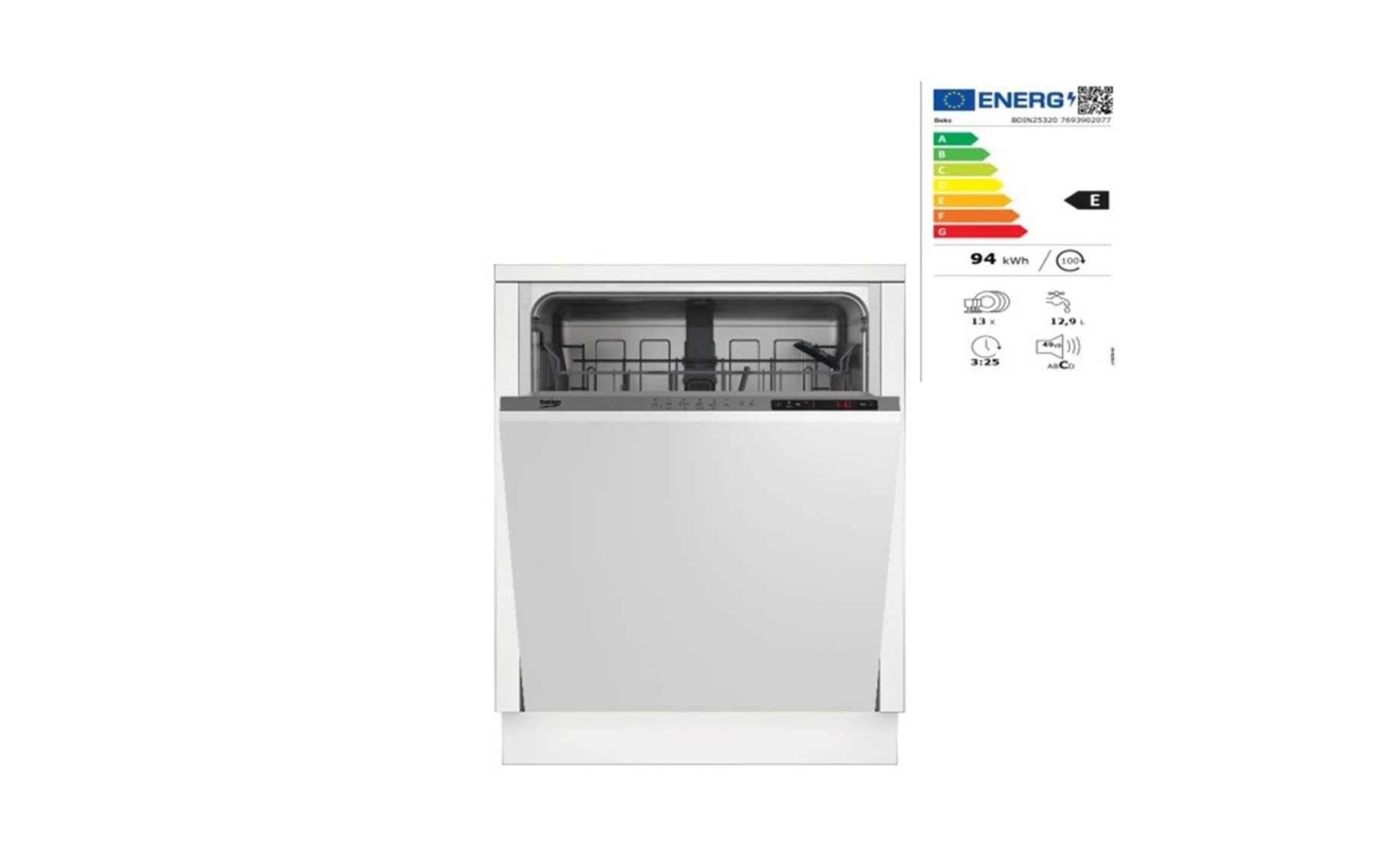 Fiore blok kuhinja sa aparatima 210x60Xx216 cm cappuccino / cement bela