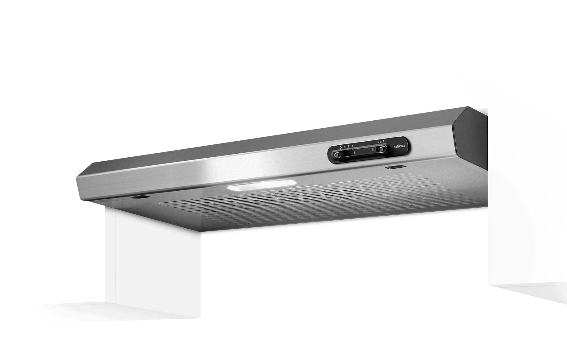 Isotta blok kuhinja kutna 317x152x216 cm bijela sjaj desna