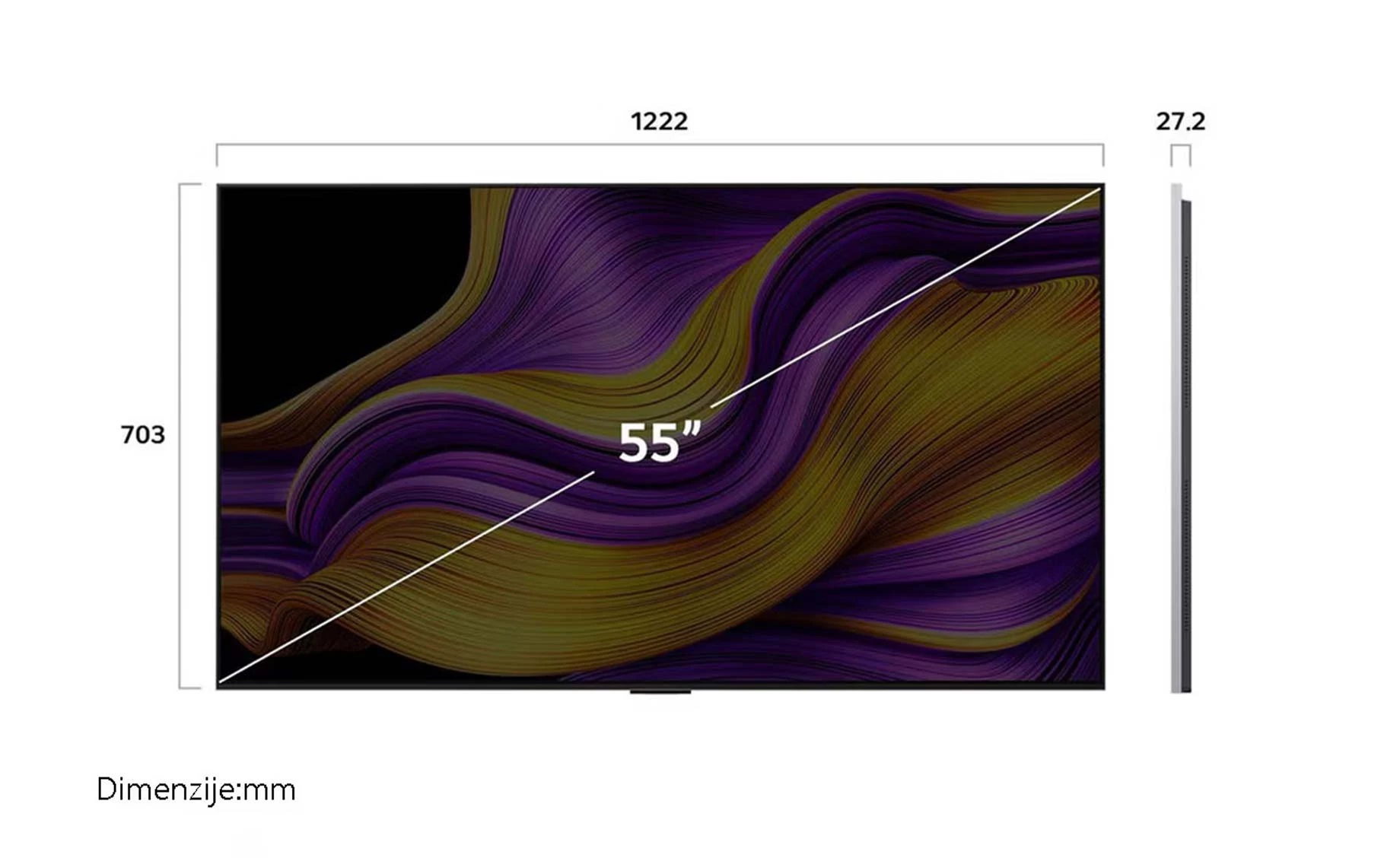 LG OLED55G51LW televizor