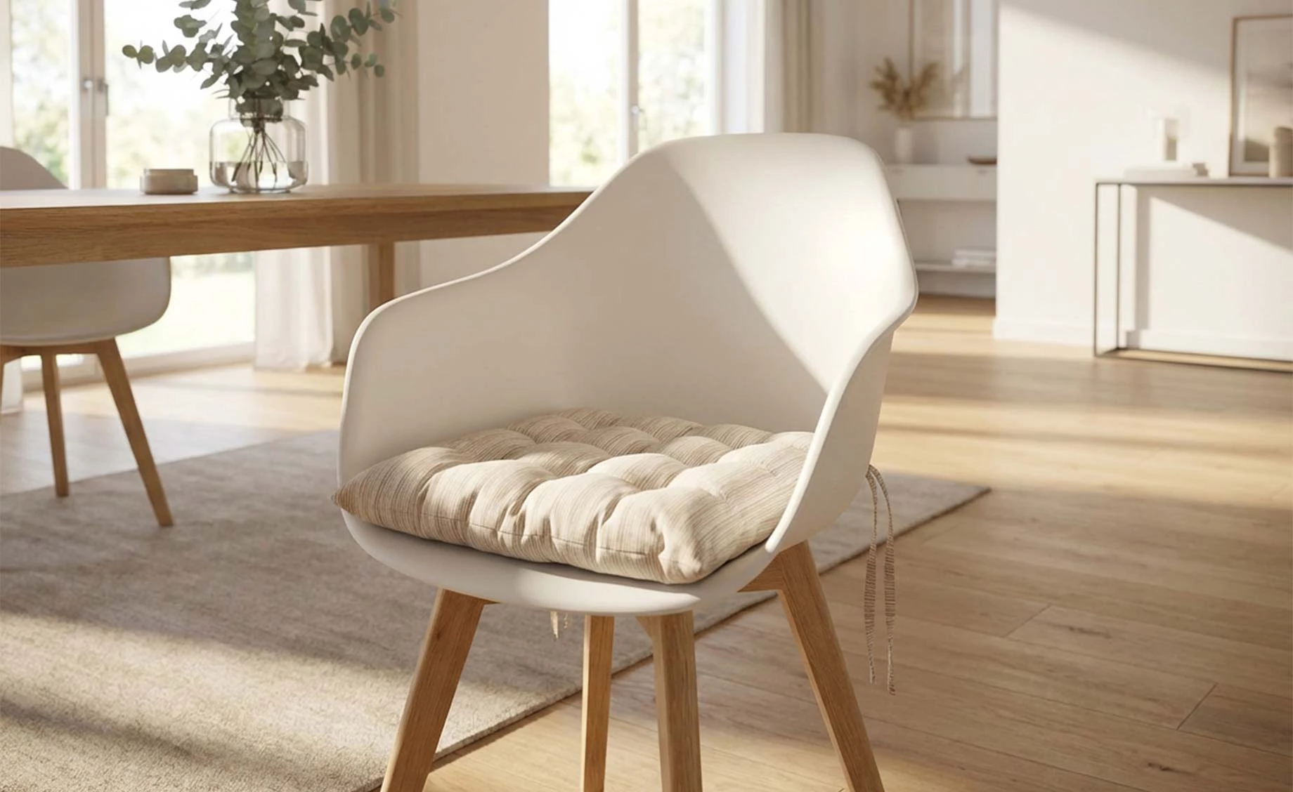 Jastuk za stolicu Sun 40x40cm bež