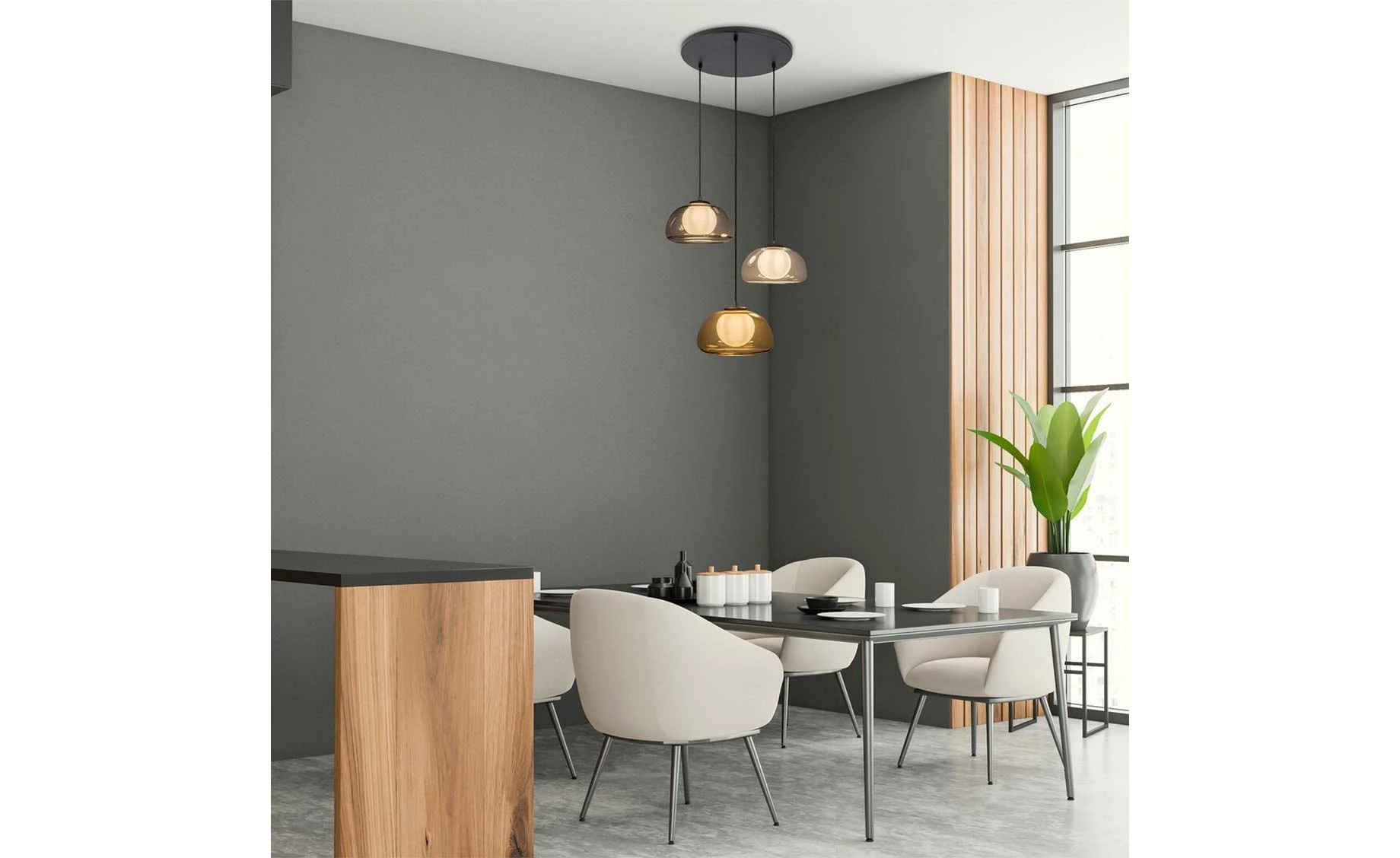 Viseća lampa Elowen 3