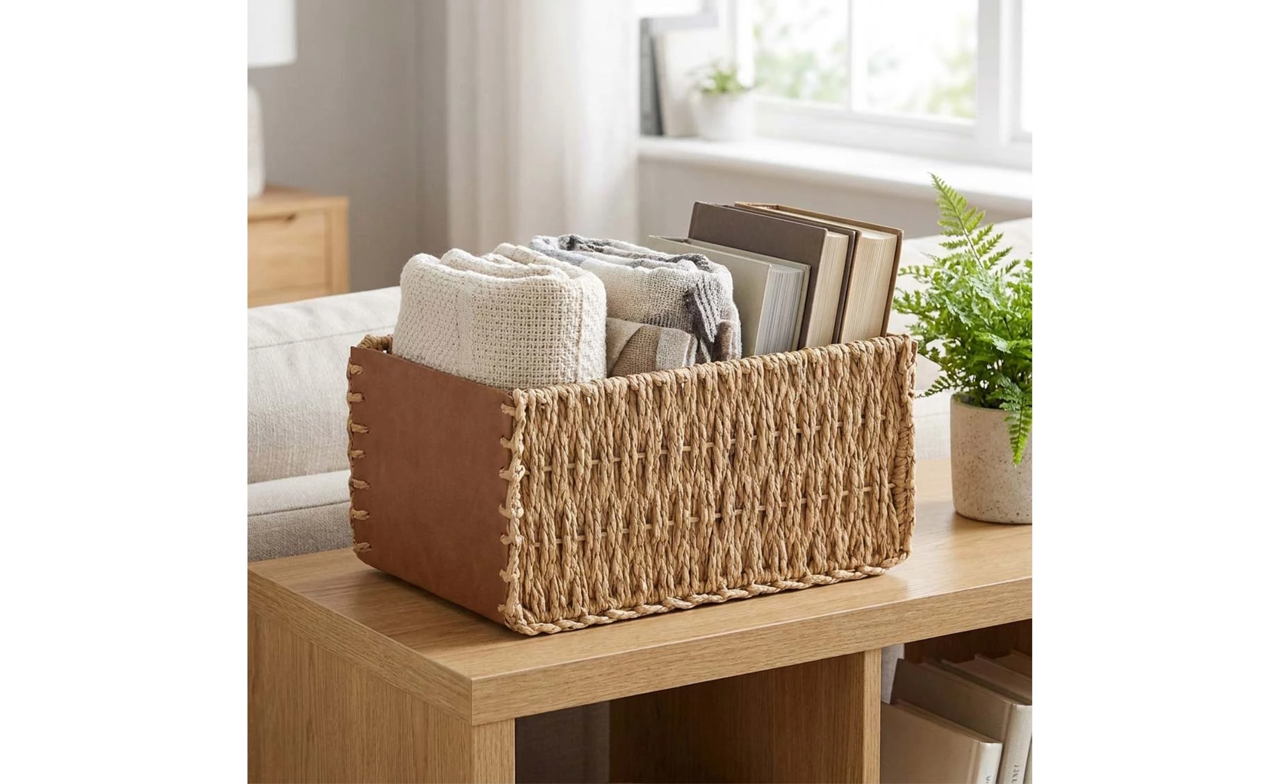 Ukrasna korpa Vita 33x23x20cm bež