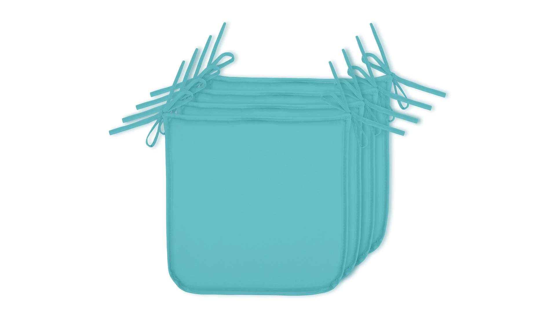 Set od 4 jastuka za stolicu Hawai Aqua 38x38 cm, tirkiz