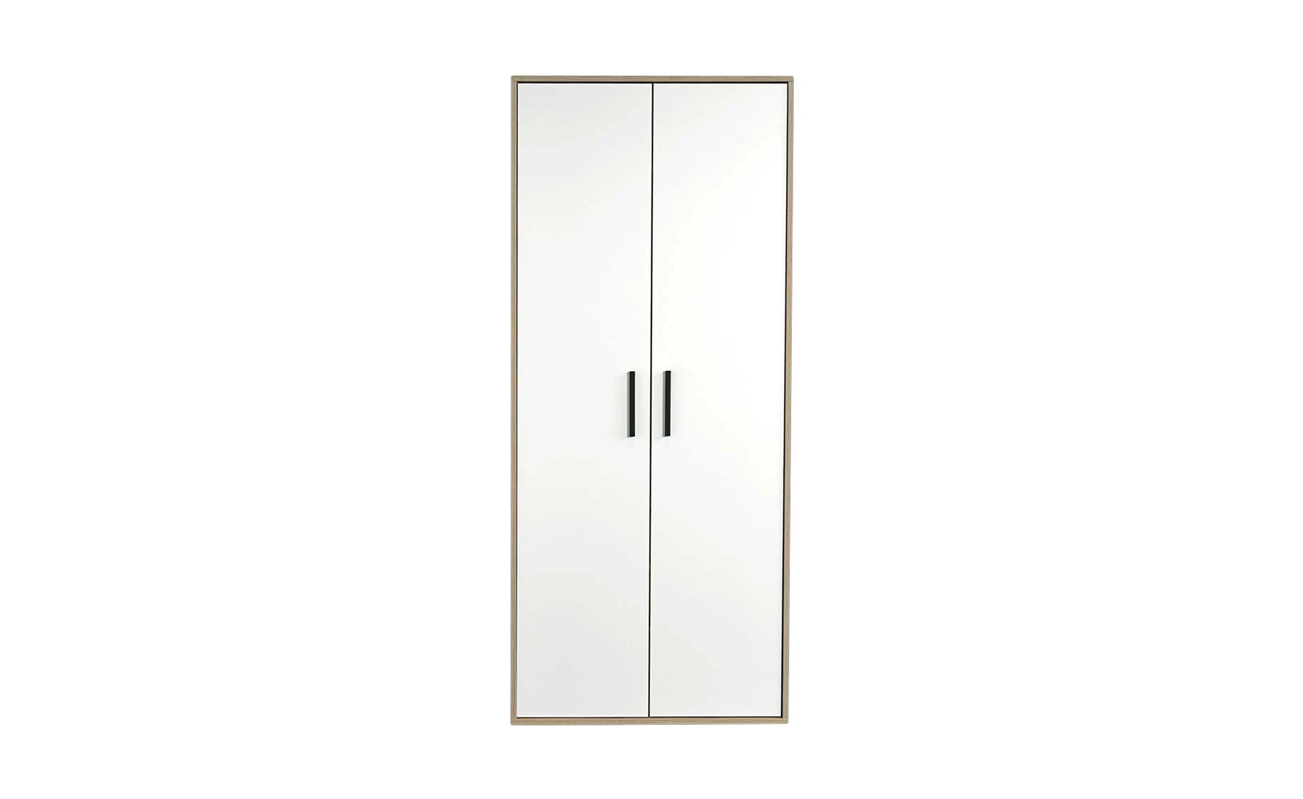 Marlee otklopni ormar 2 vrata 84x56x198 cm hrast/bijela mat