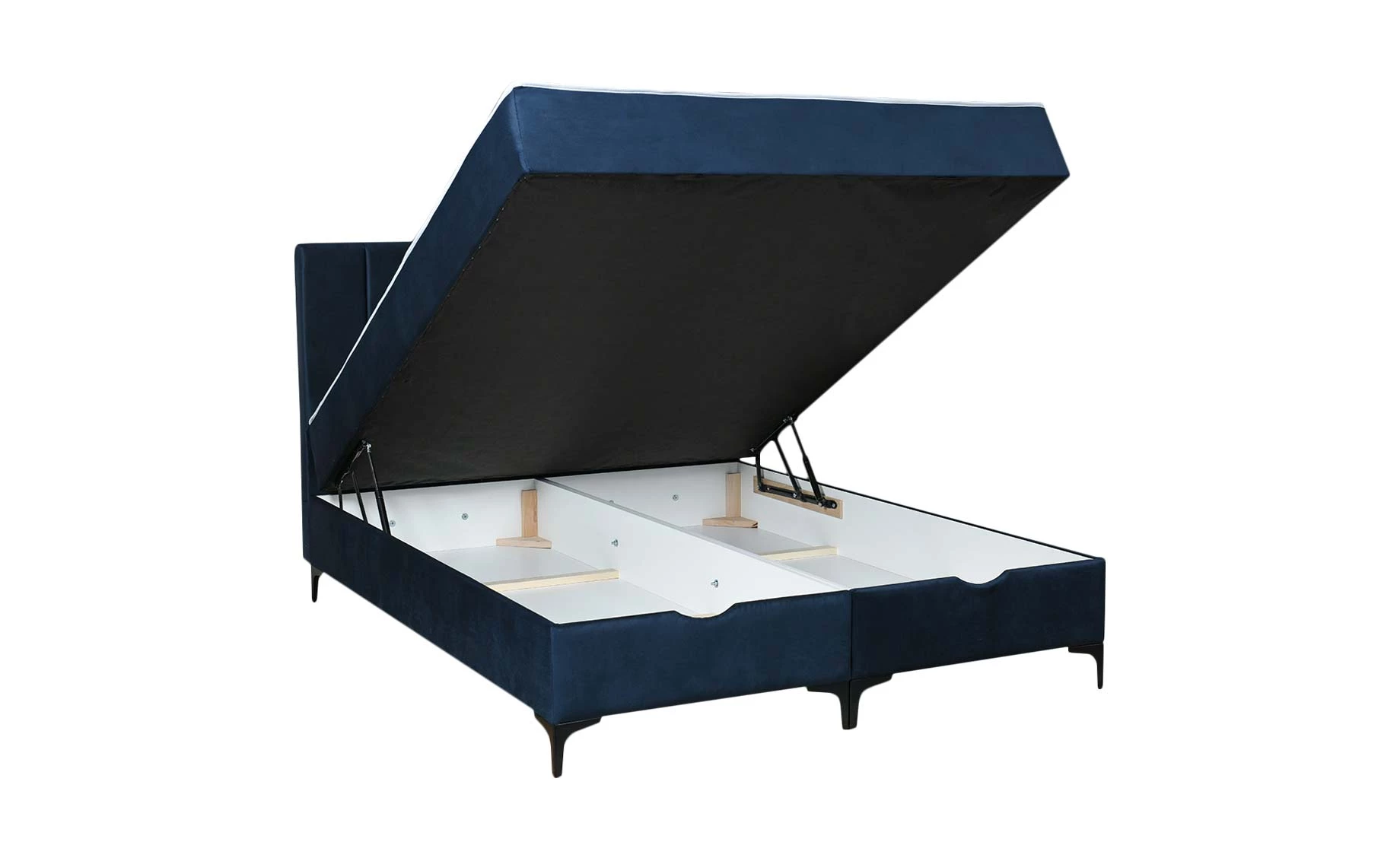 Alanya krevet sa prostorom za odlaganje 160x210x118 cm plavi