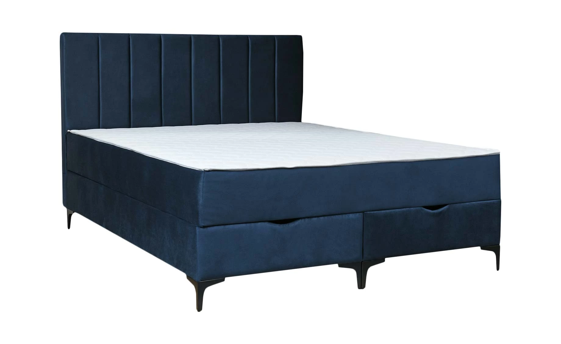 Alanya krevet sa prostorom za odlaganje 160x210x118 cm plavi