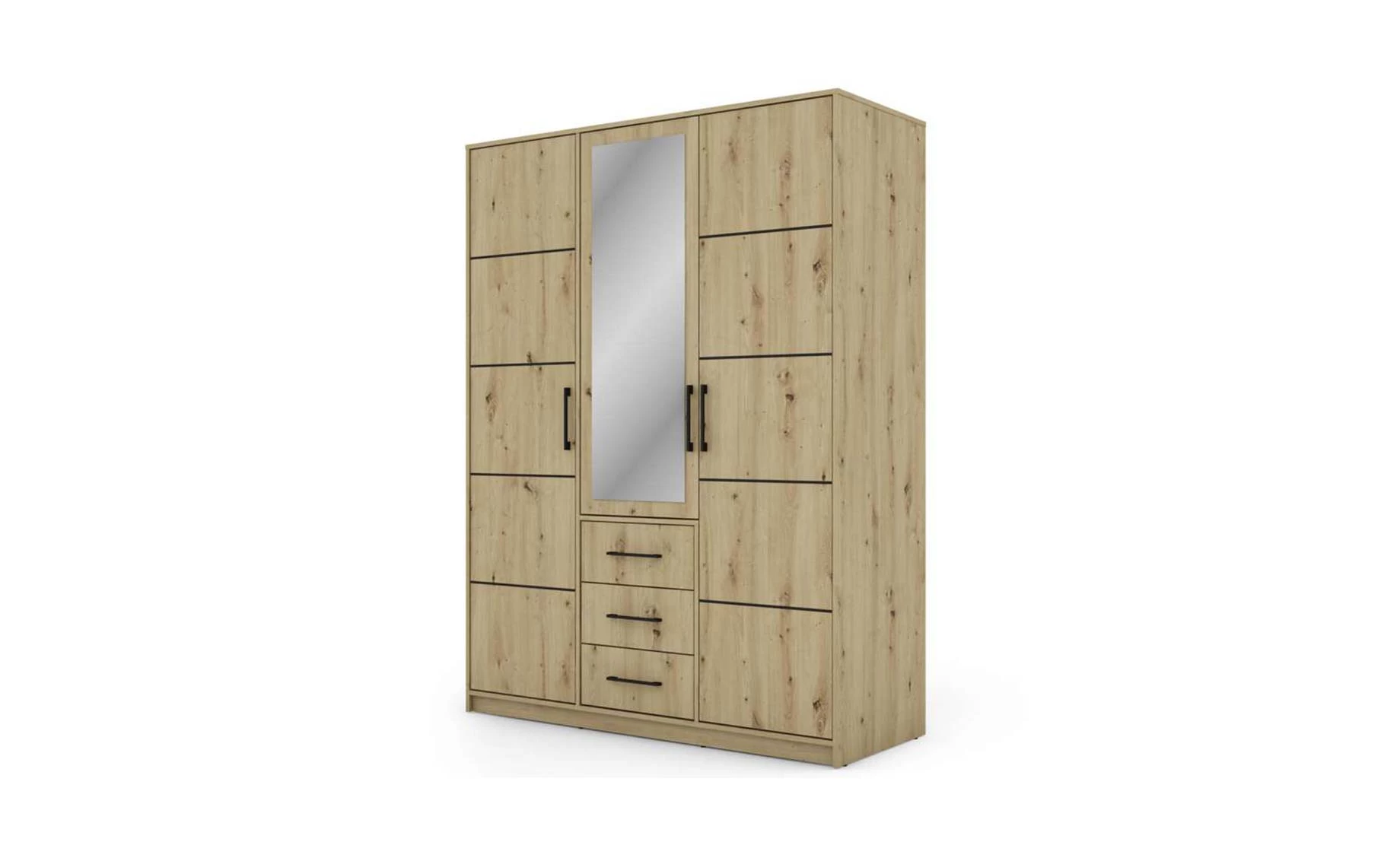  Bollate ormar 3 vrata + 3 fioke 150x58x200 cm artisan