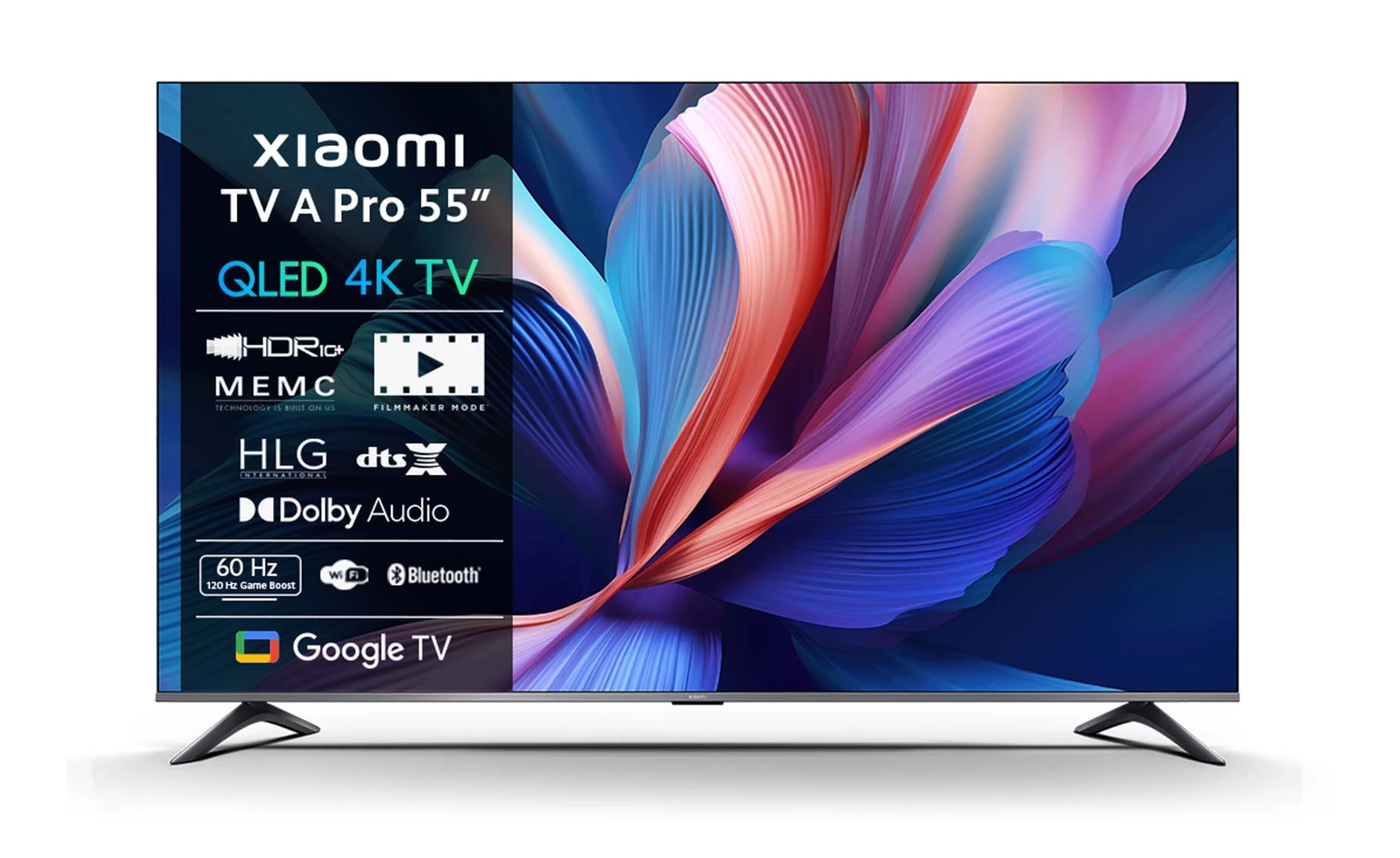 Xiaomi TV A Pro 55" (55"/139cm) 4K Ultra HD QLED Google TV Smart TV