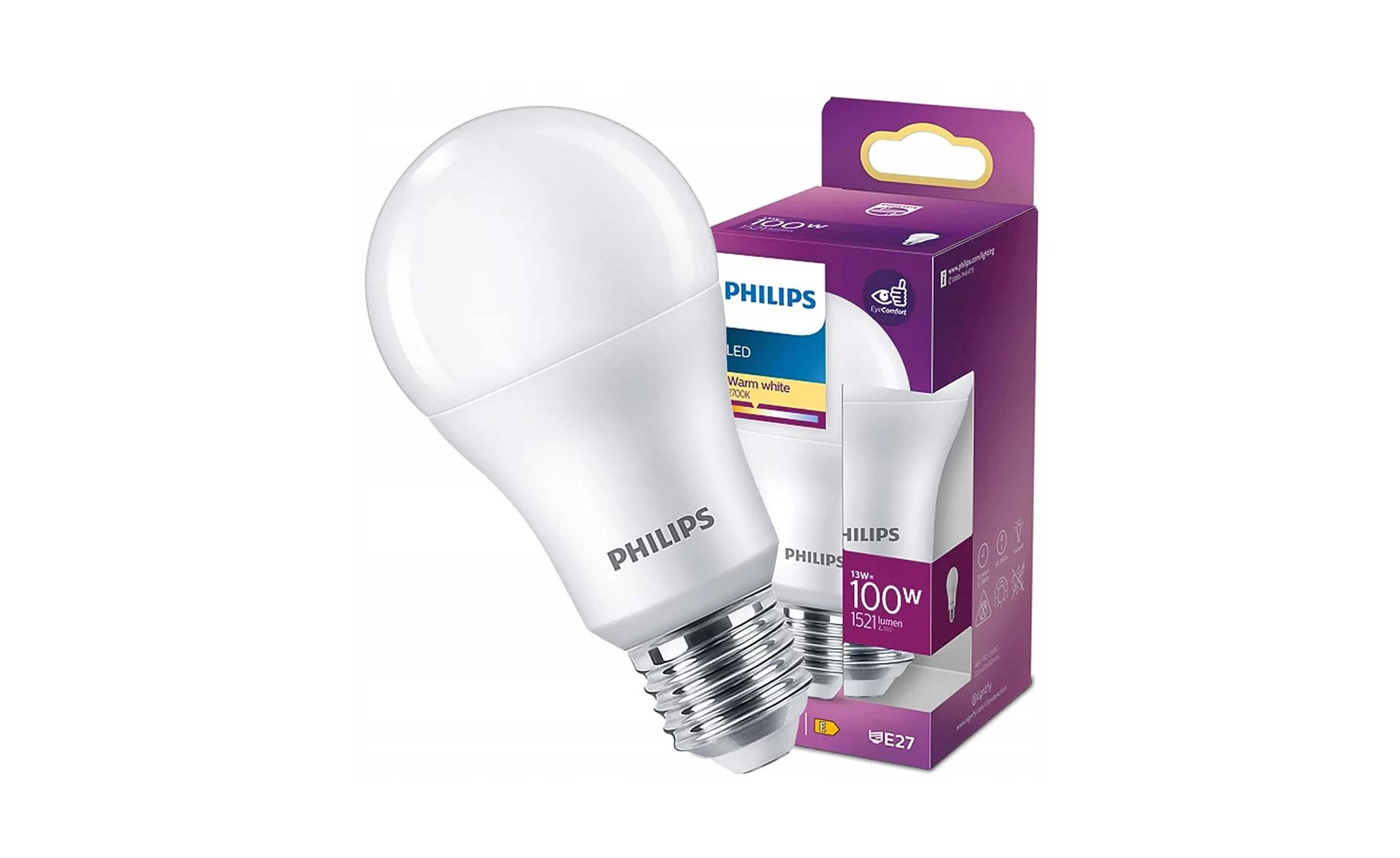 Sijalica Philips LED E27 4000K 75W