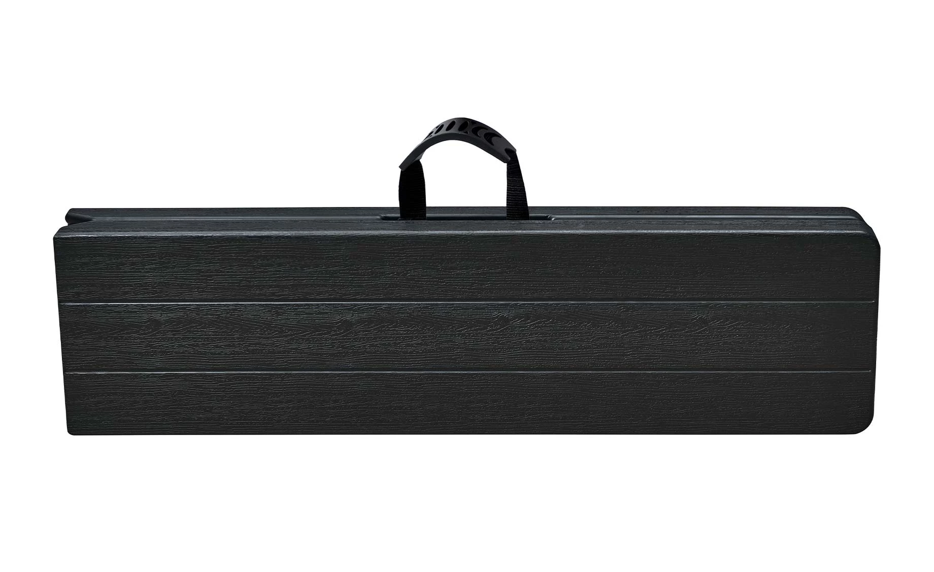 Lido sklopiva klupa 180x25x42 cm crna