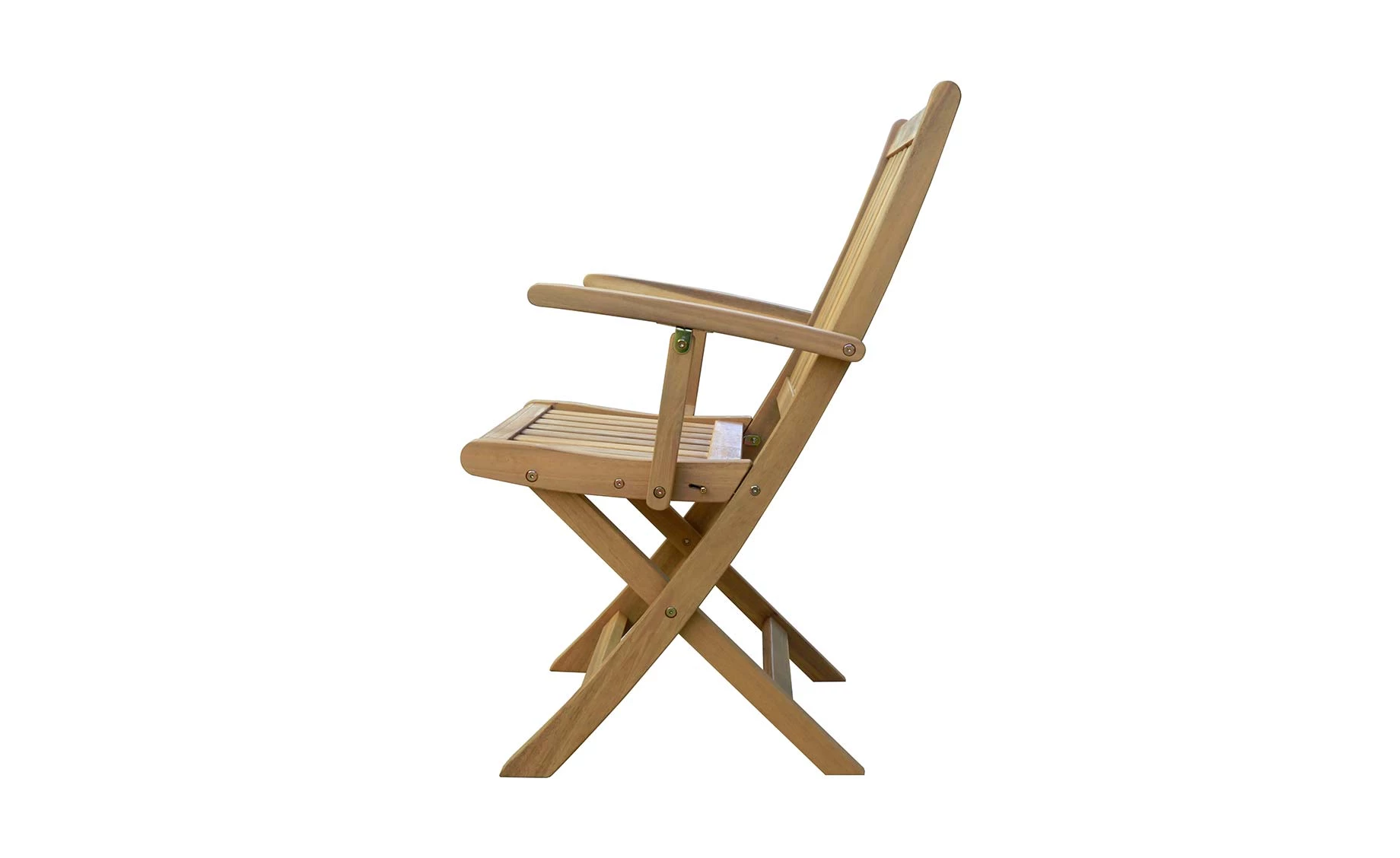 Aluna sklopiva stolica sa rukonaslonima 52x61x90 cm tikovina