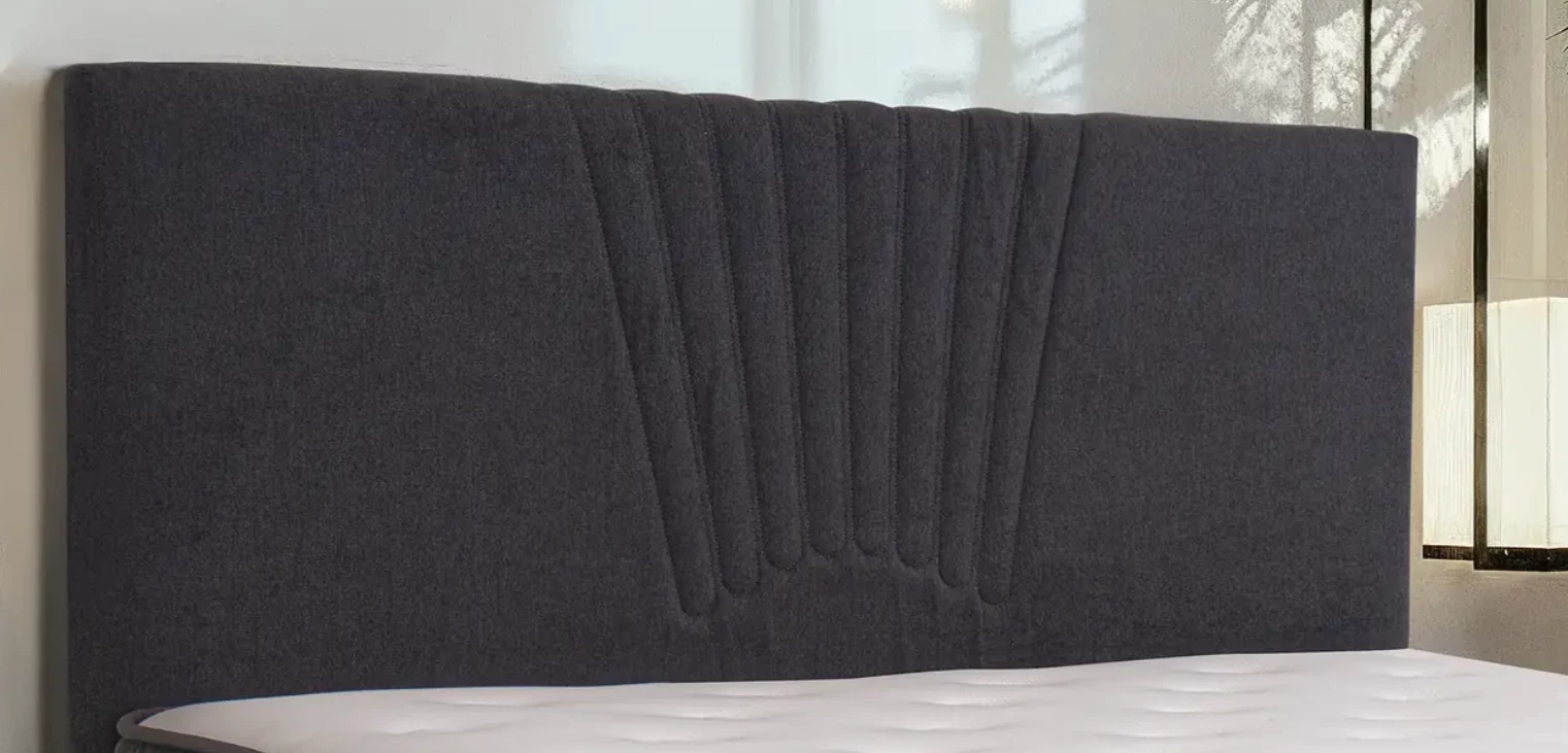 Venti boxspring krevet 142x199x111 cm sivi