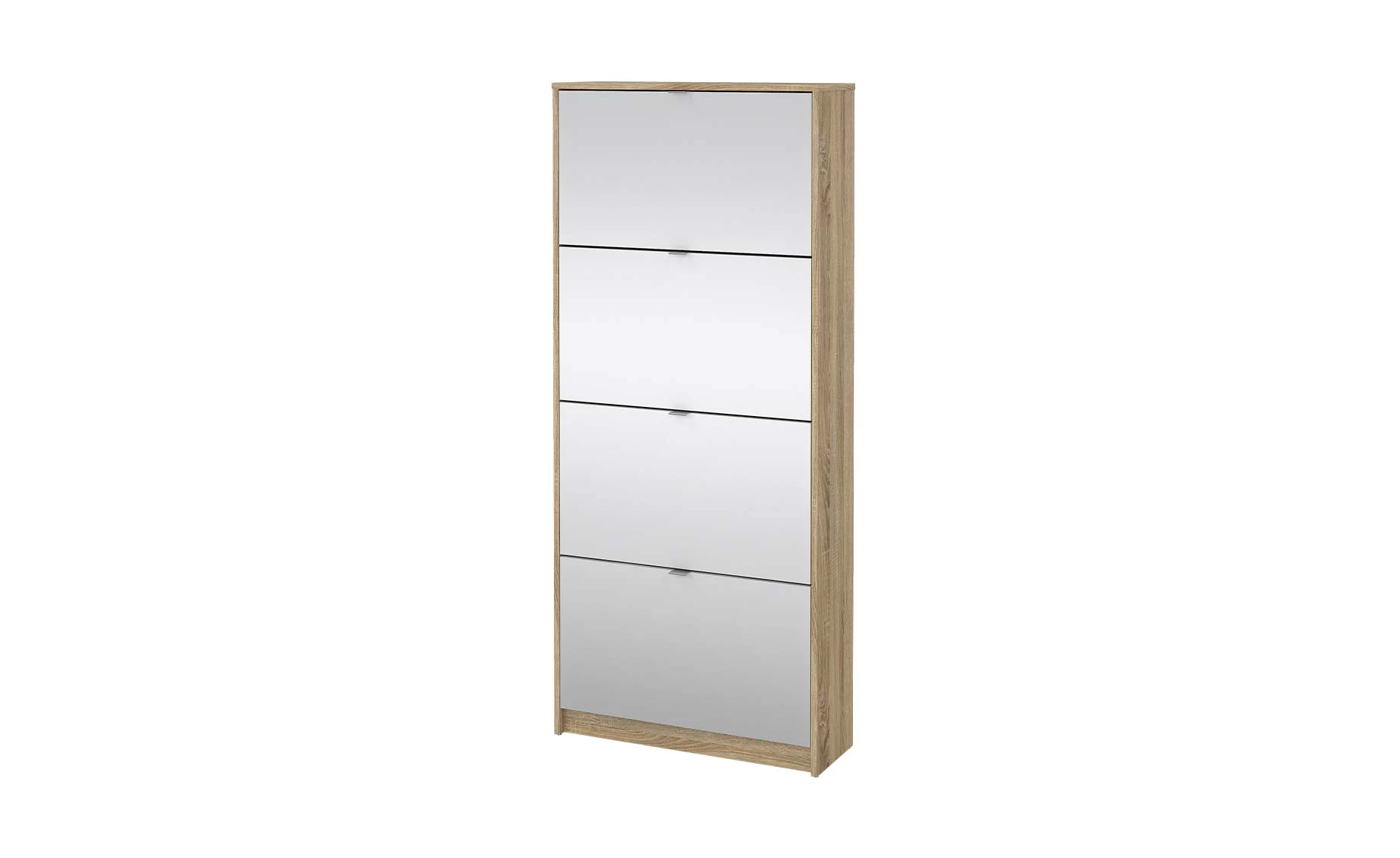 Shoes cipelarnik 4 vrata/ogledalo 70,3x24,5x162 cm natur