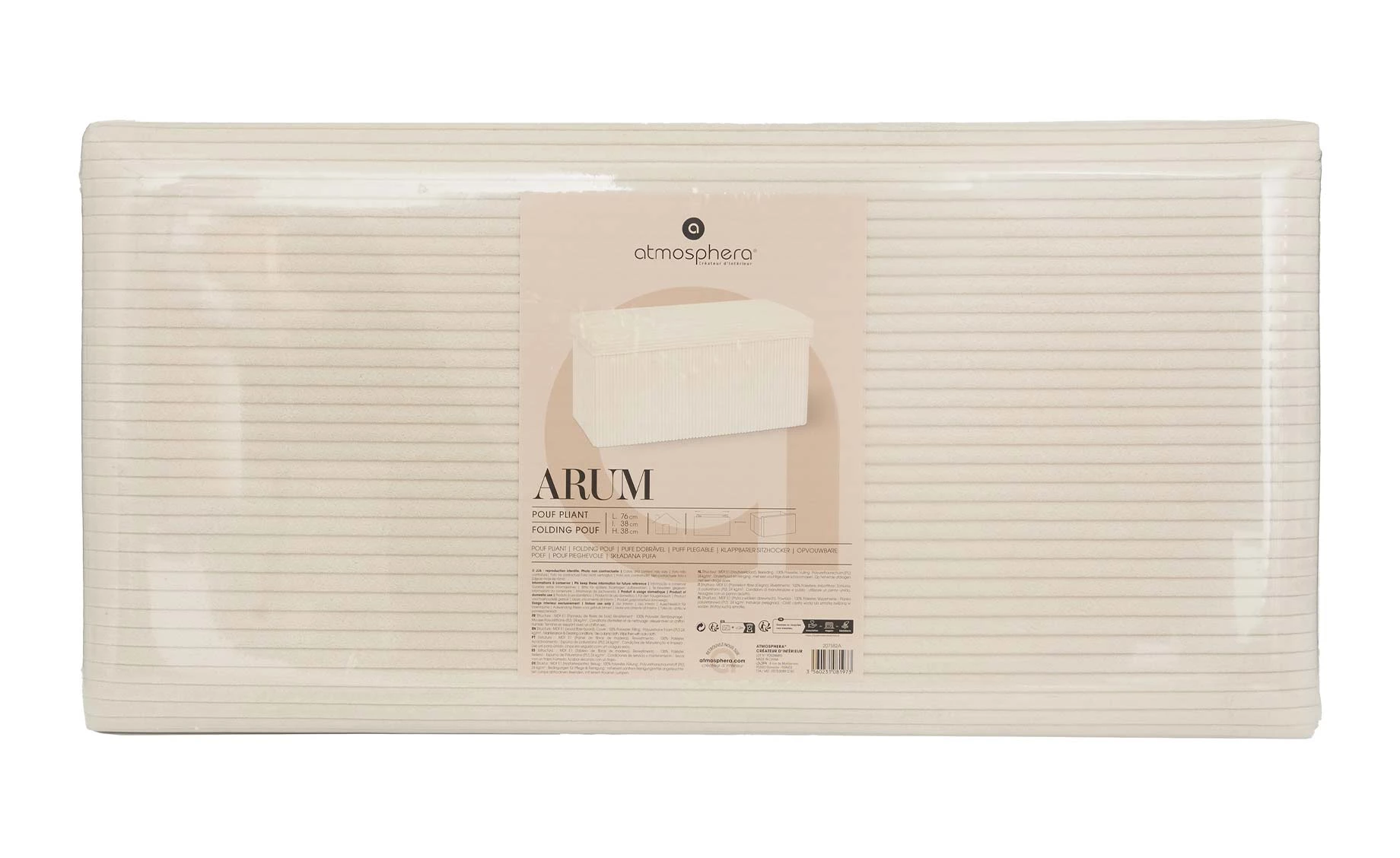 Spremnik Arum 76x38x38cm bijeli
